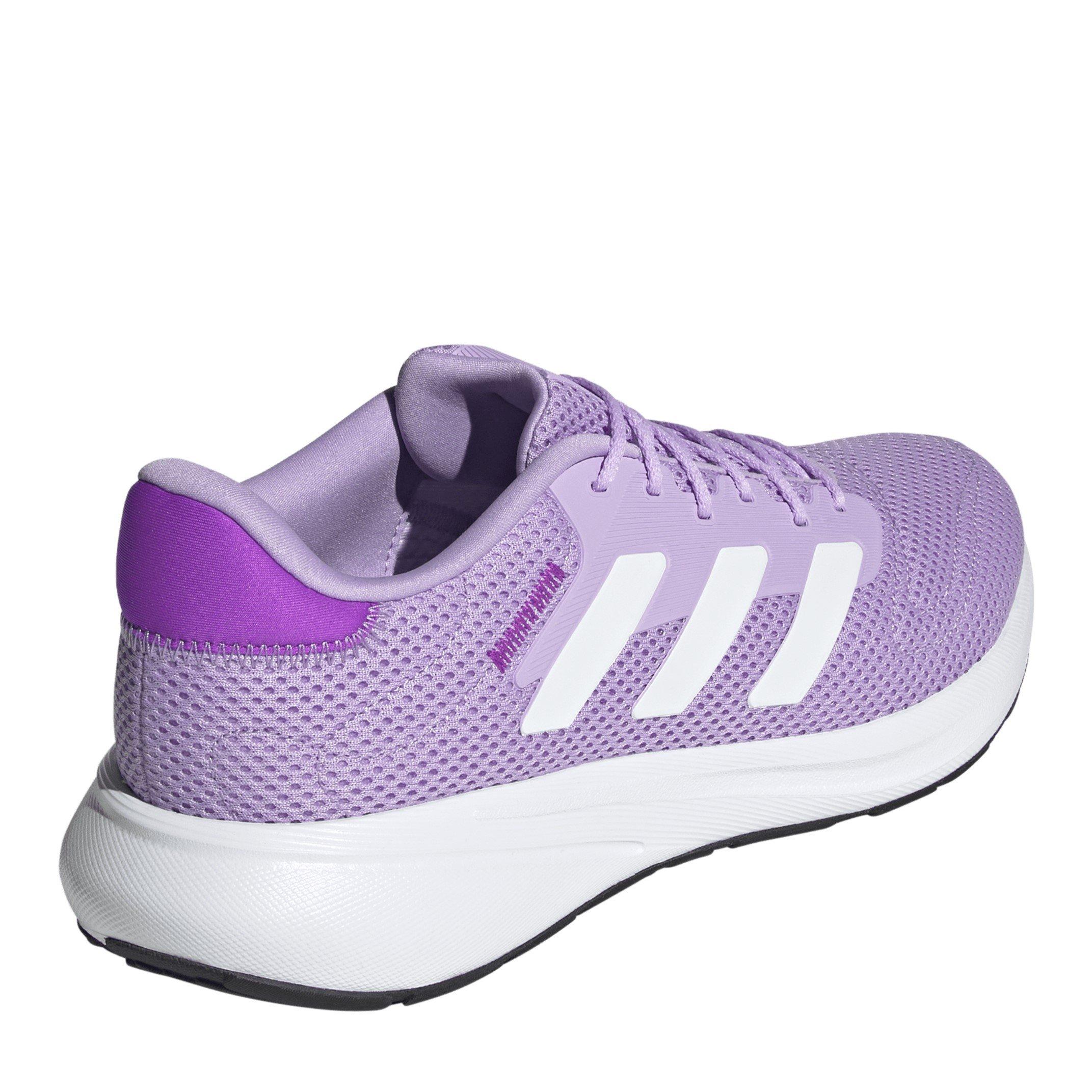 Plum/Wht/Purple - adidas - Response Run U Womens Shoes - 4