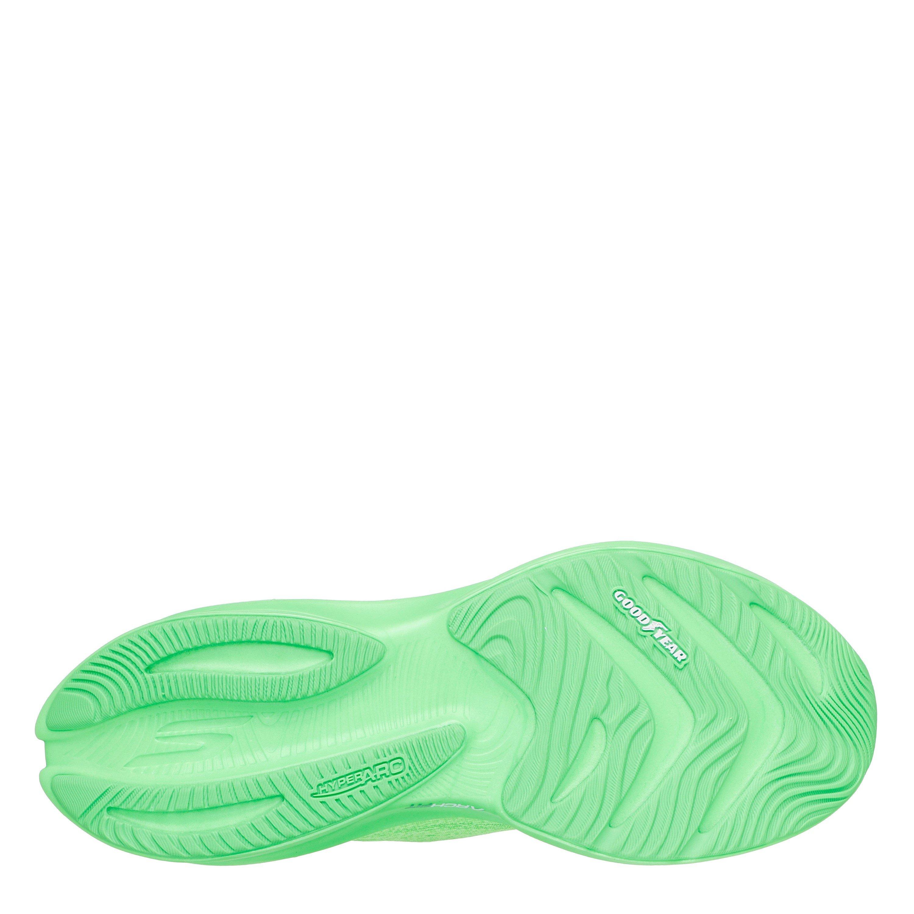 Lime/Multi - Skechers - AERO Spark Running Shoes Mens - 4