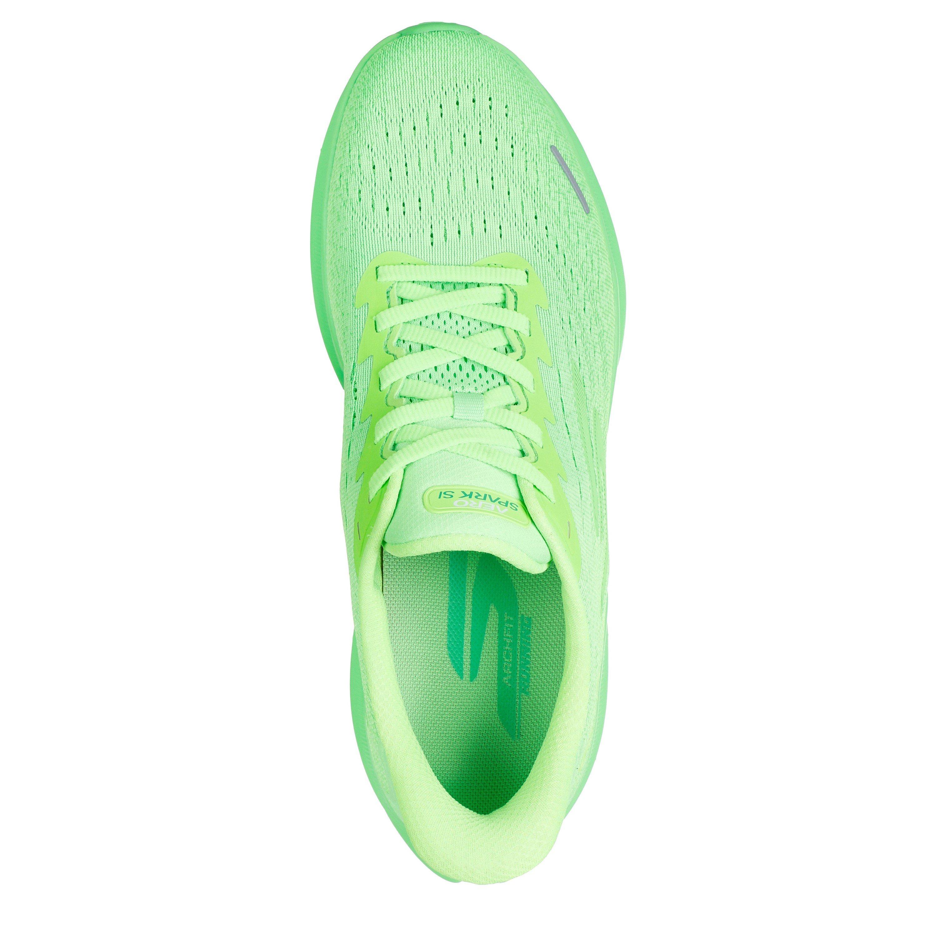 Lime/Multi - Skechers - AERO Spark Running Shoes Mens - 5
