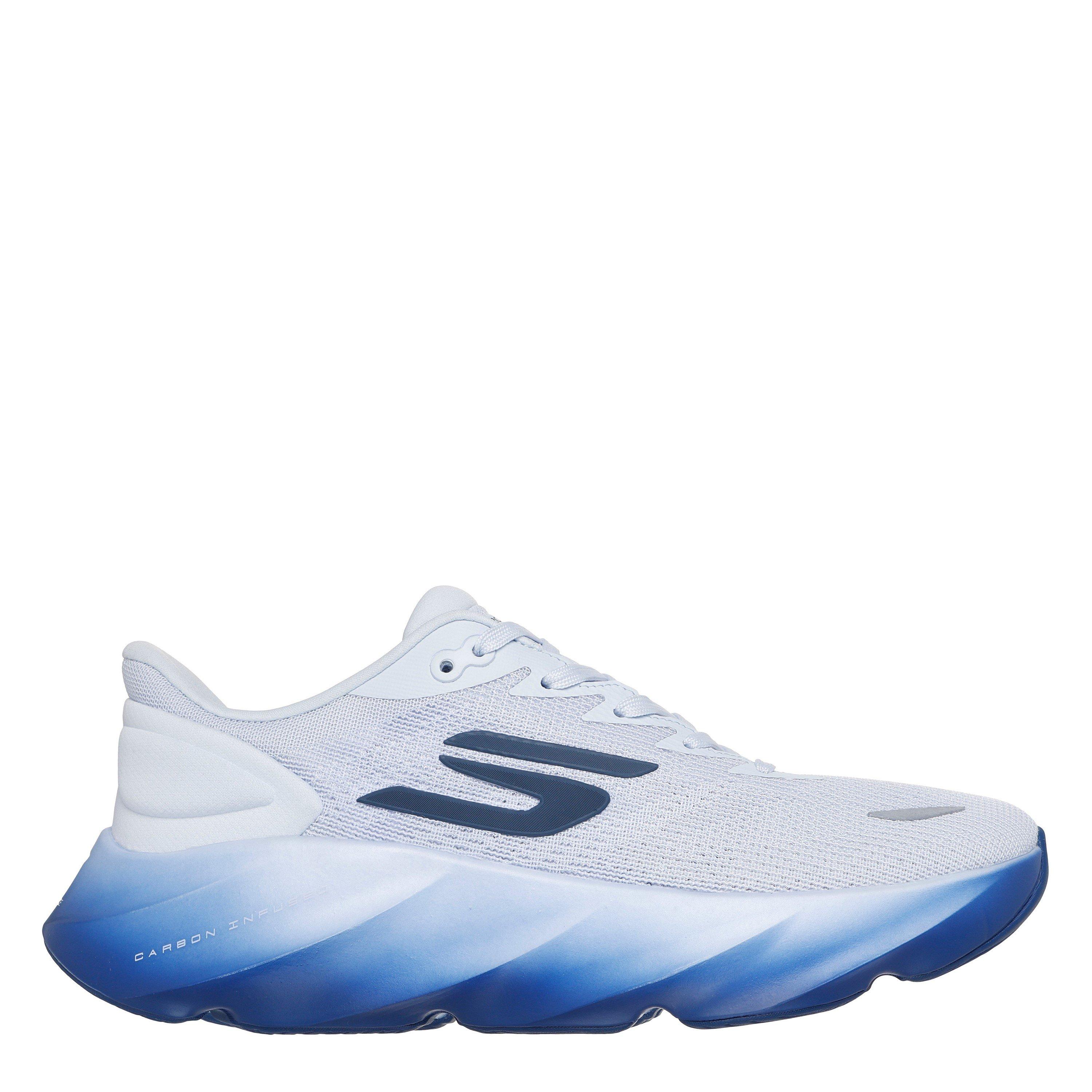 Light Blue - Skechers - AERO Burst Running Shoes Mens - 3