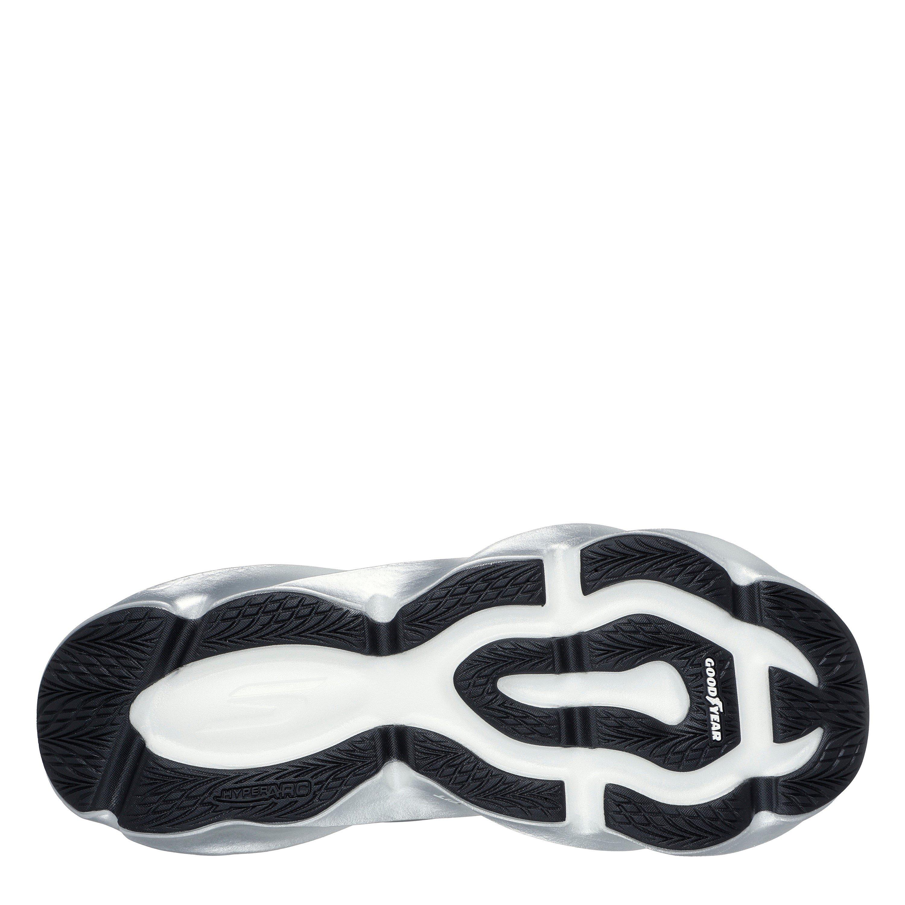 Black/White - Skechers - AERO Burst Running Shoes Mens - 4