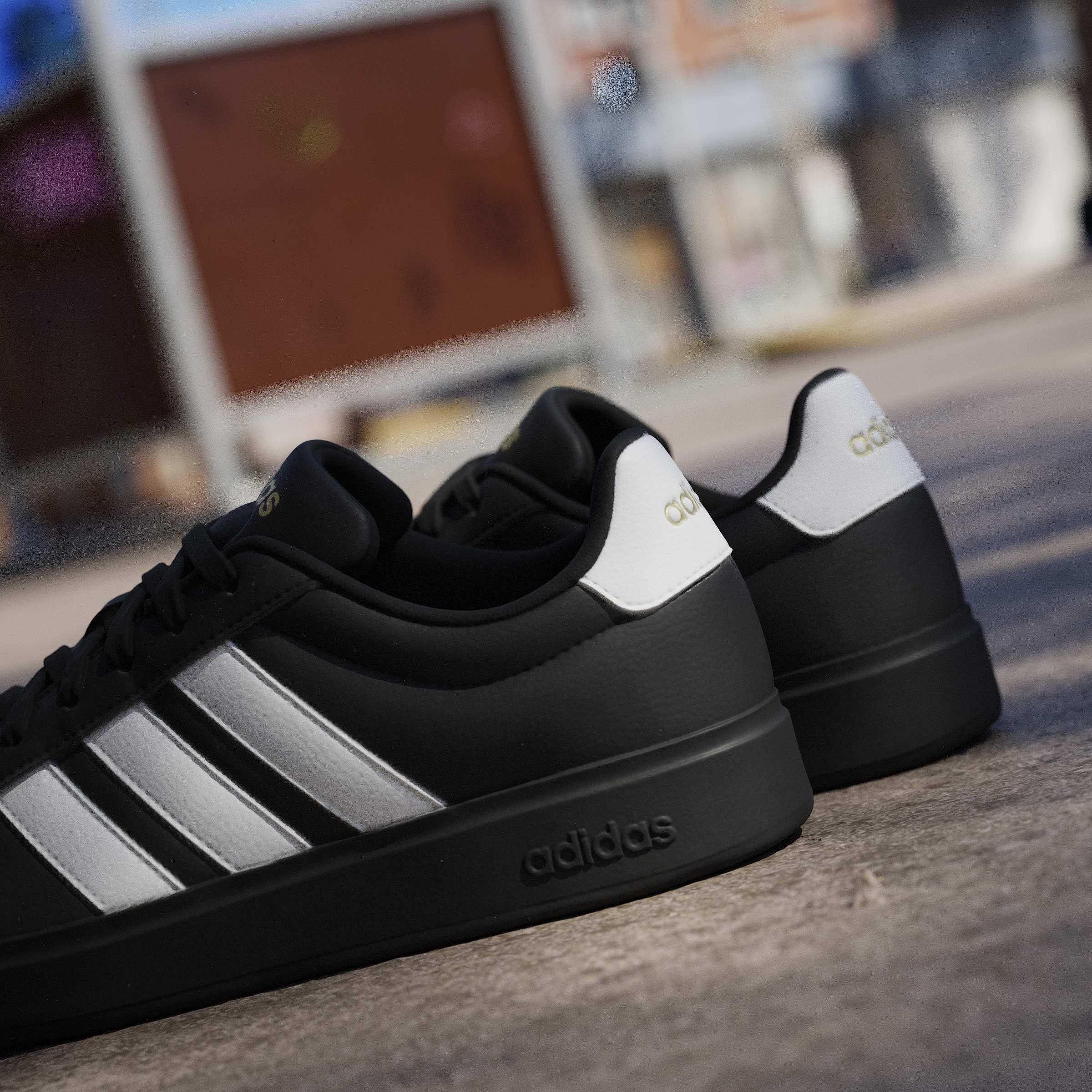 Blk/White/Gold - adidas - Streettalk Mens Shoes - 16
