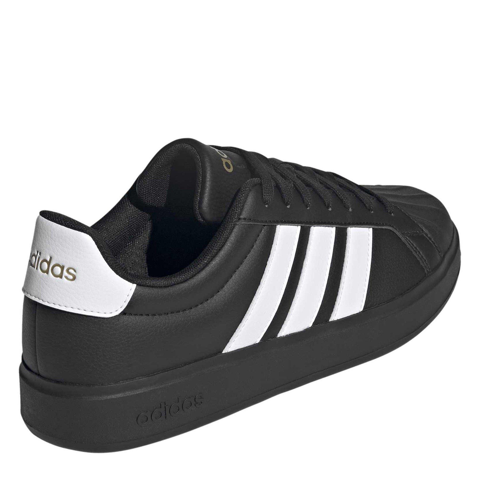 Blk/White/Gold - adidas - Streettalk Mens Shoes - 4