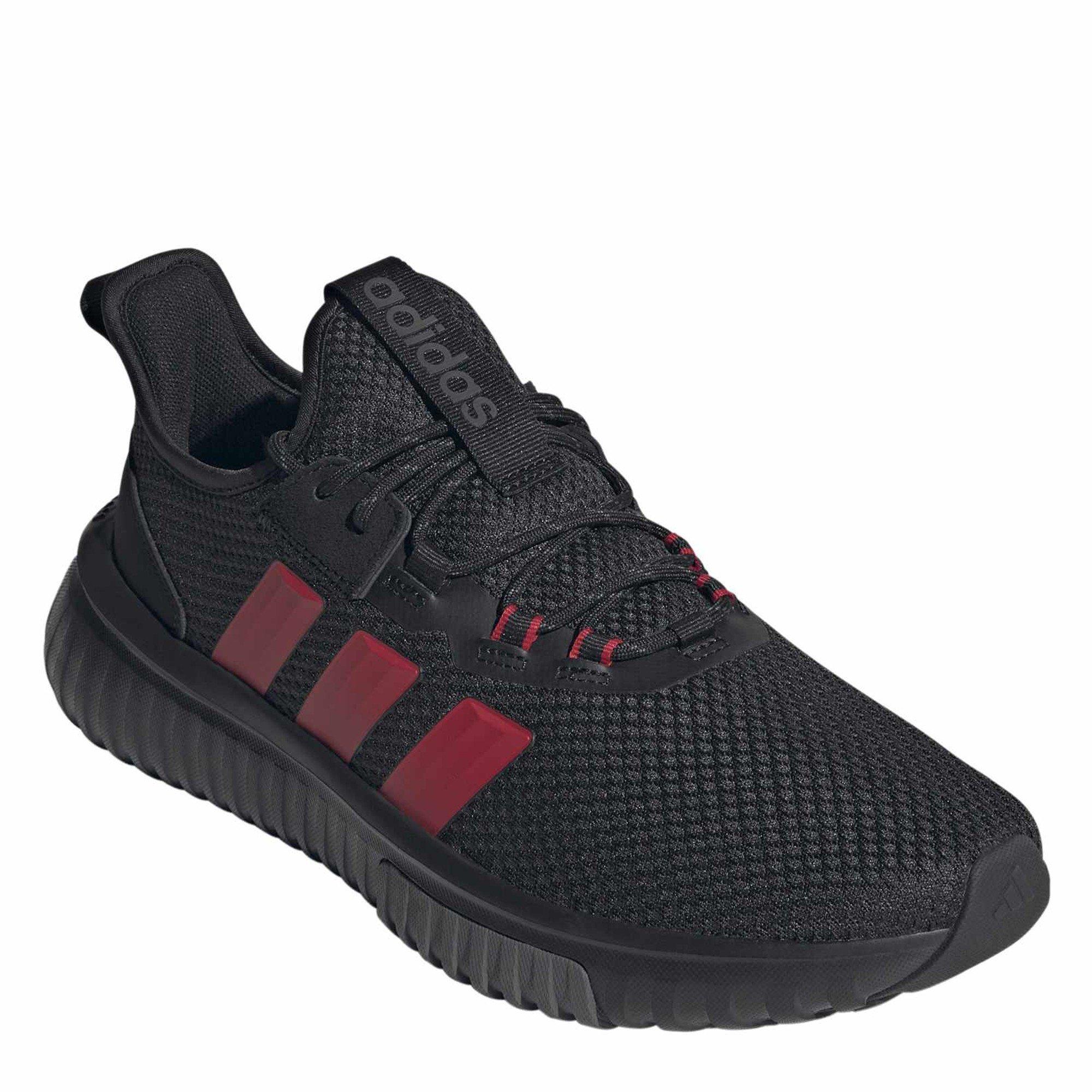 Charcoal/Red - adidas - Kaptir 4.0 Shoes Mens - 3
