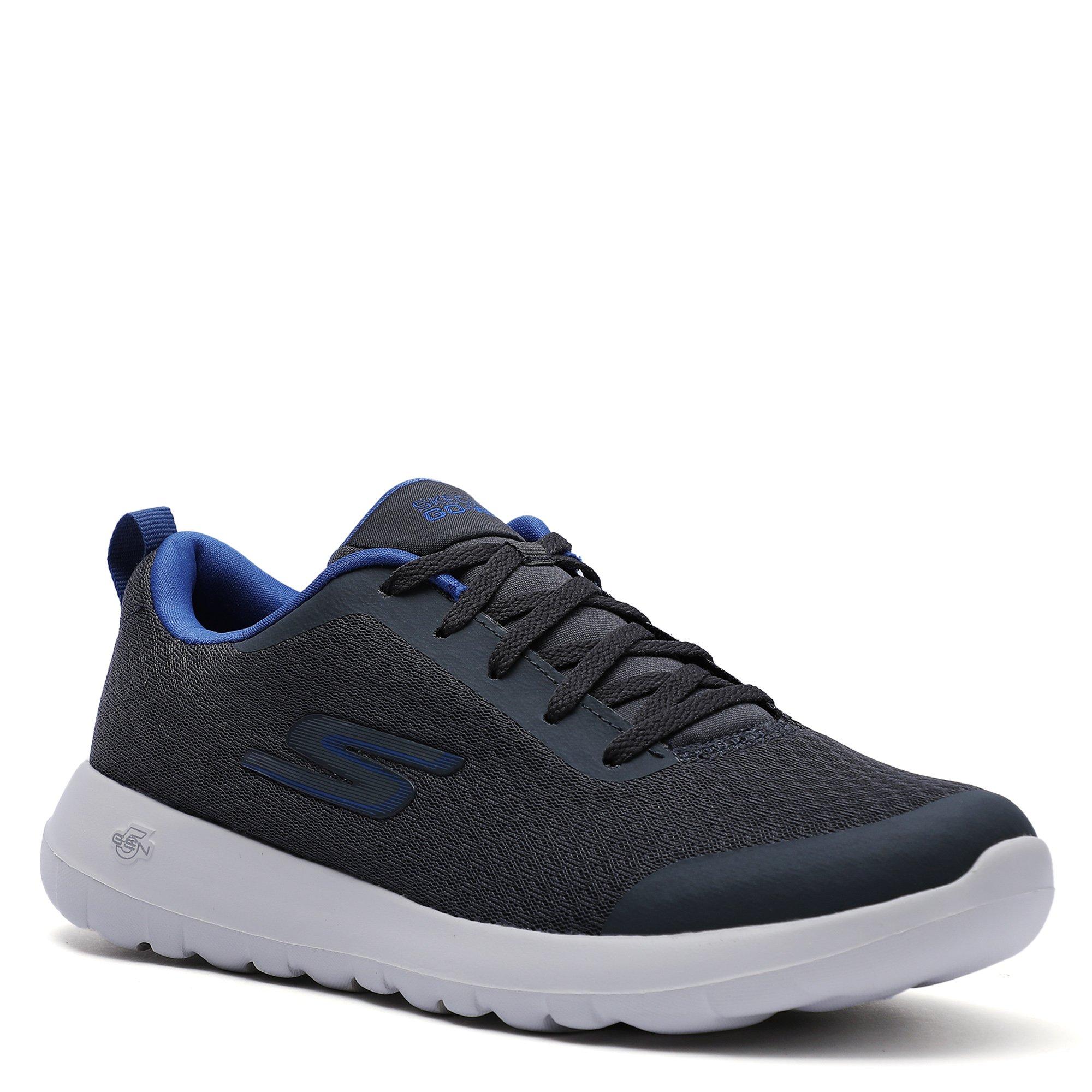 CHARCOAL/BLUE - Skechers - Go Walk Max Mens Trainers - 5