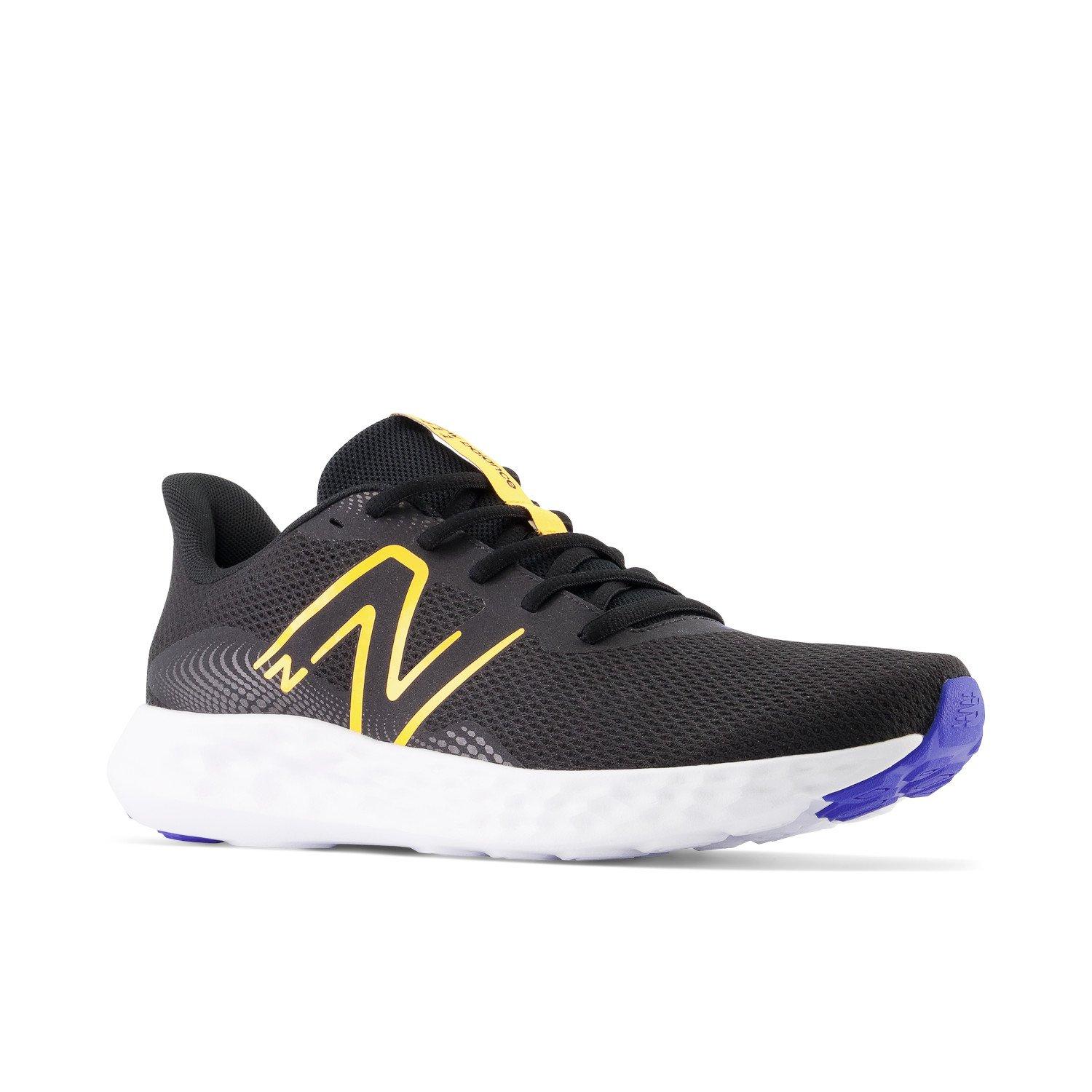 Black/Yellow - New Balance - 411 V3 Mens Shoes - 4