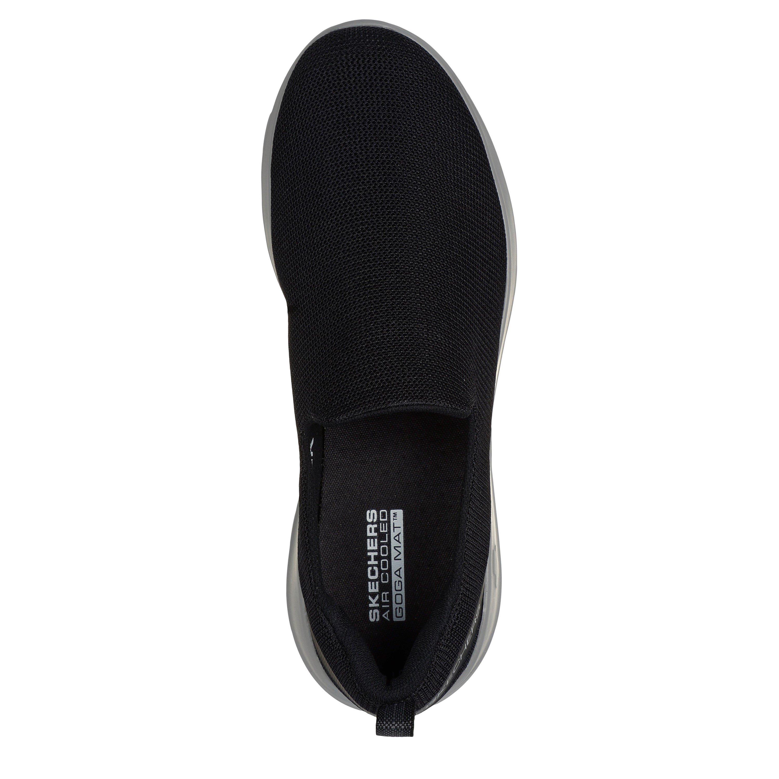 Negro/Gris - Skechers - Men's Go Walk Max Runner - 5