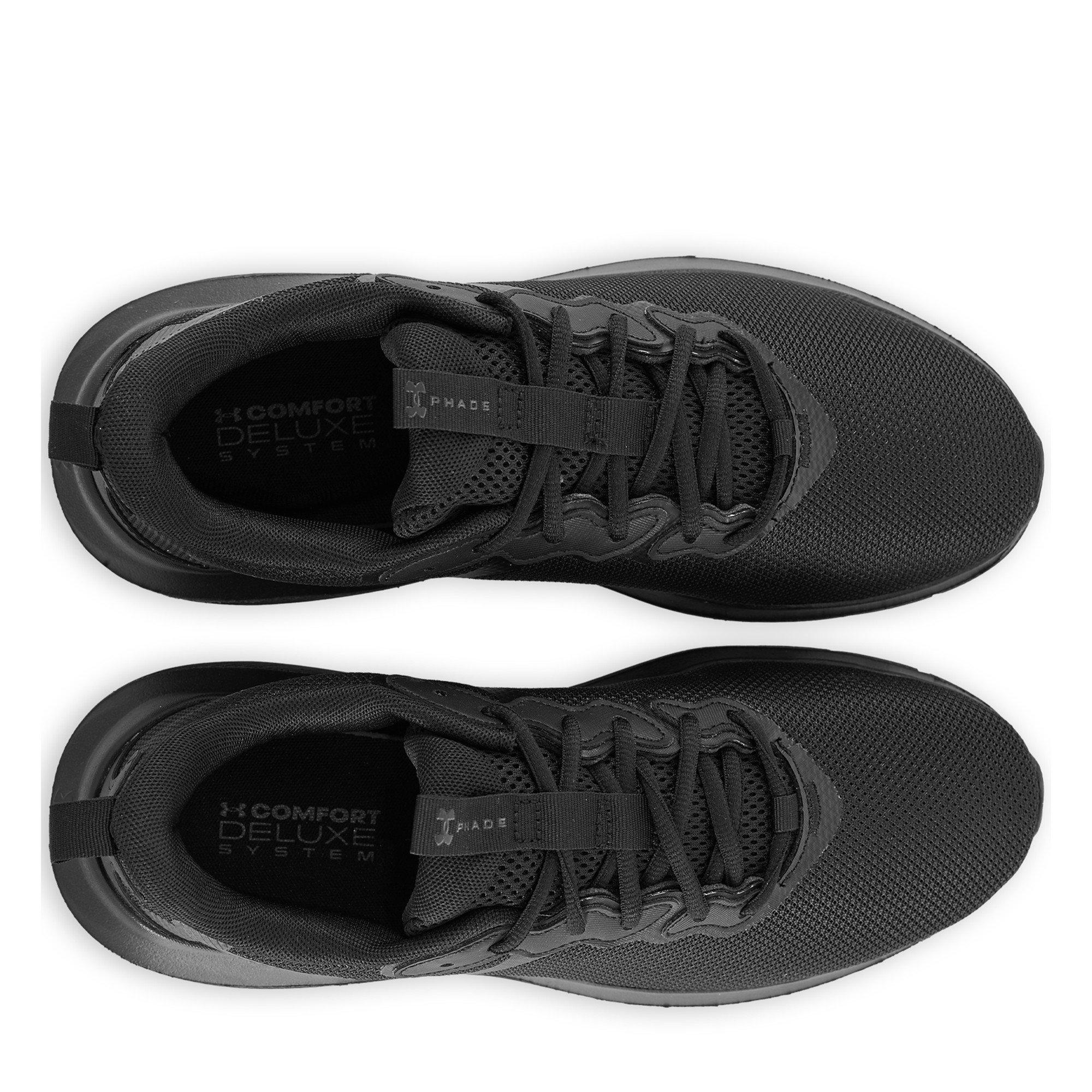 Black/Blk/Black - Under Armour - Phade RN 4 Mens Running Shoes - 4