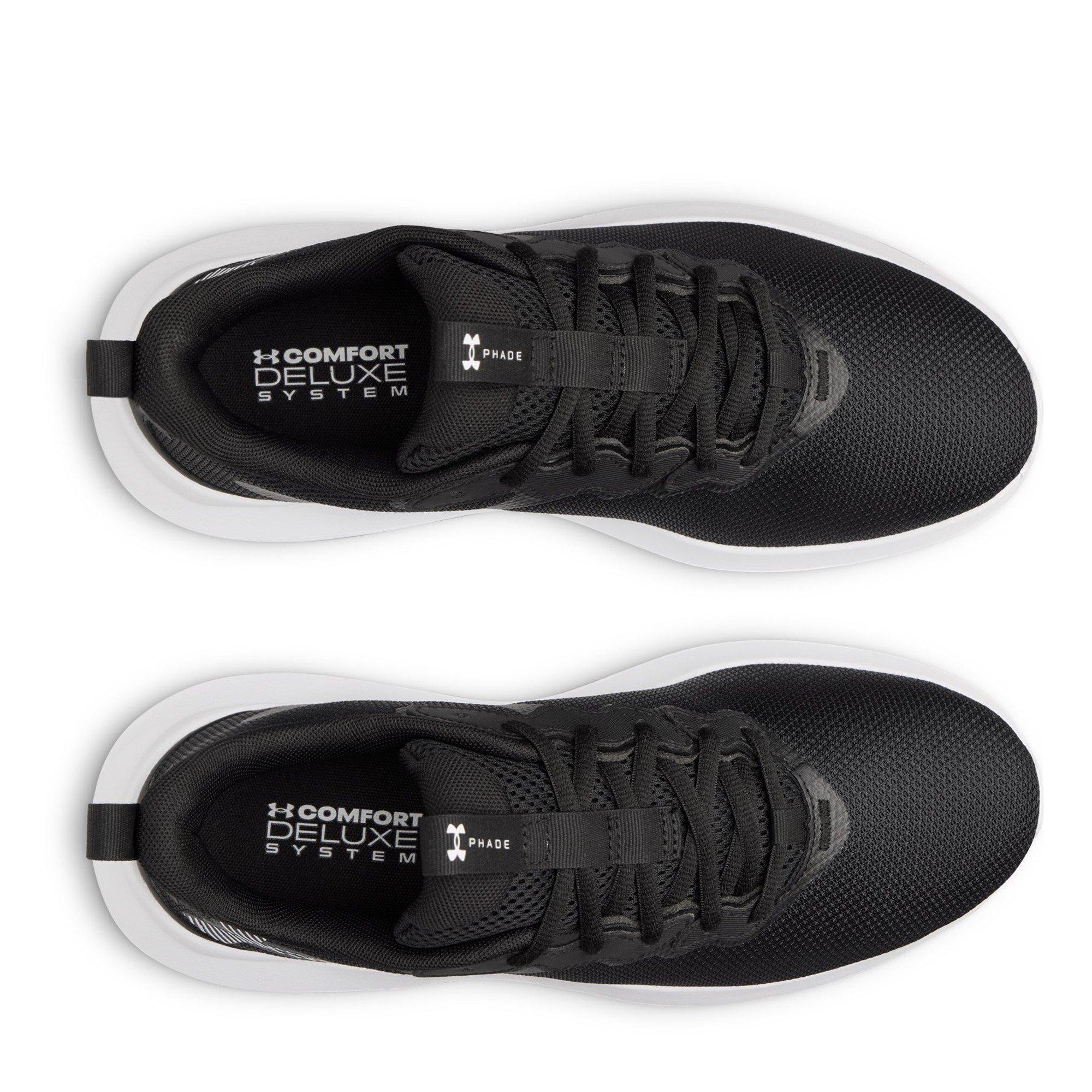 Black/Blk/White - Under Armour - Phade RN 4 Mens Running Shoes - 4