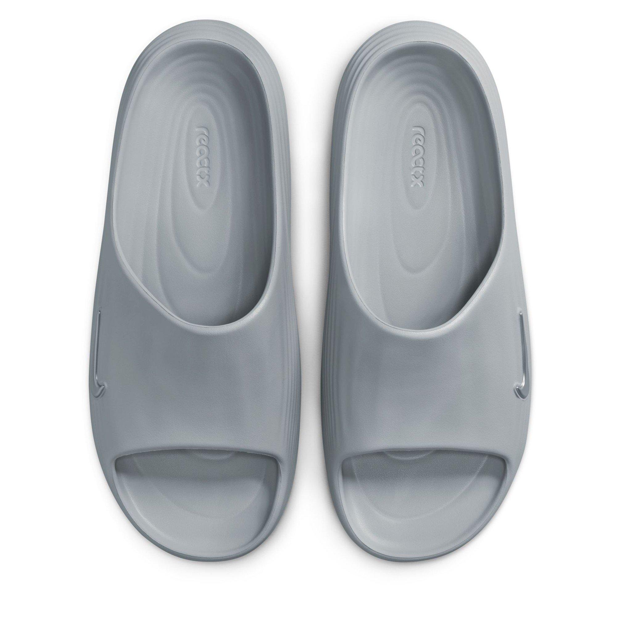 Grey - Nike - ReactX Rejuven 8 Mens Slide Sandals - 3