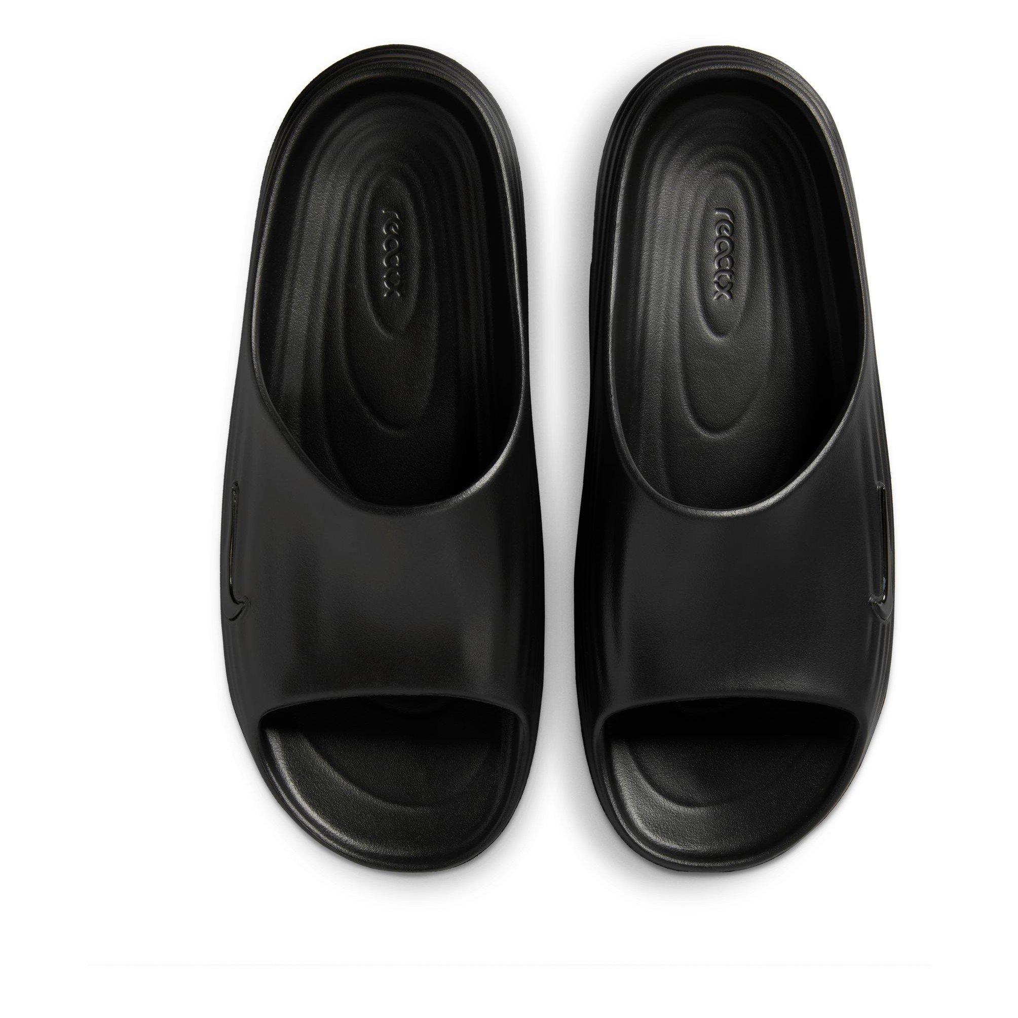 Black/Black - Nike - ReactX Rejuven 8 Mens Slide Sandals - 4
