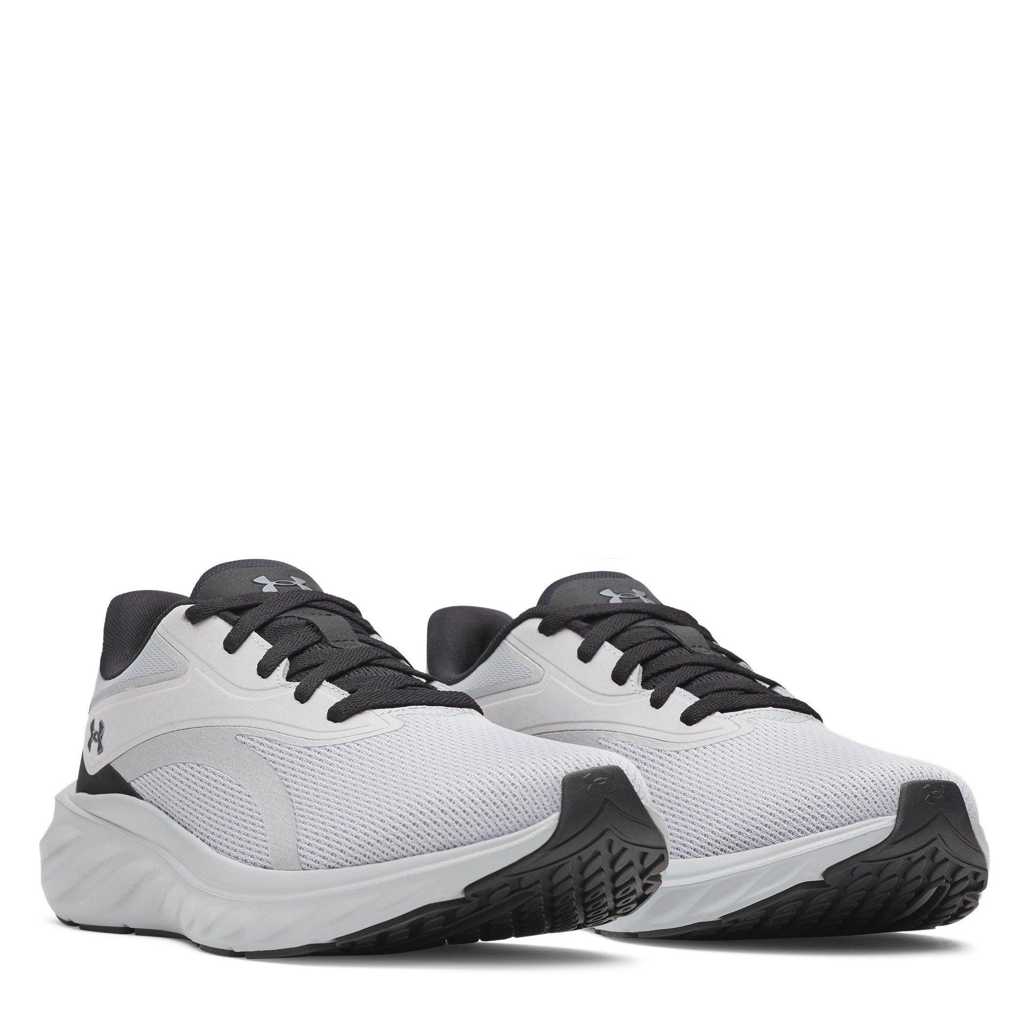 Gray/Blk/Metal - Under Armour - Ascend Mens Running Shoes - 5