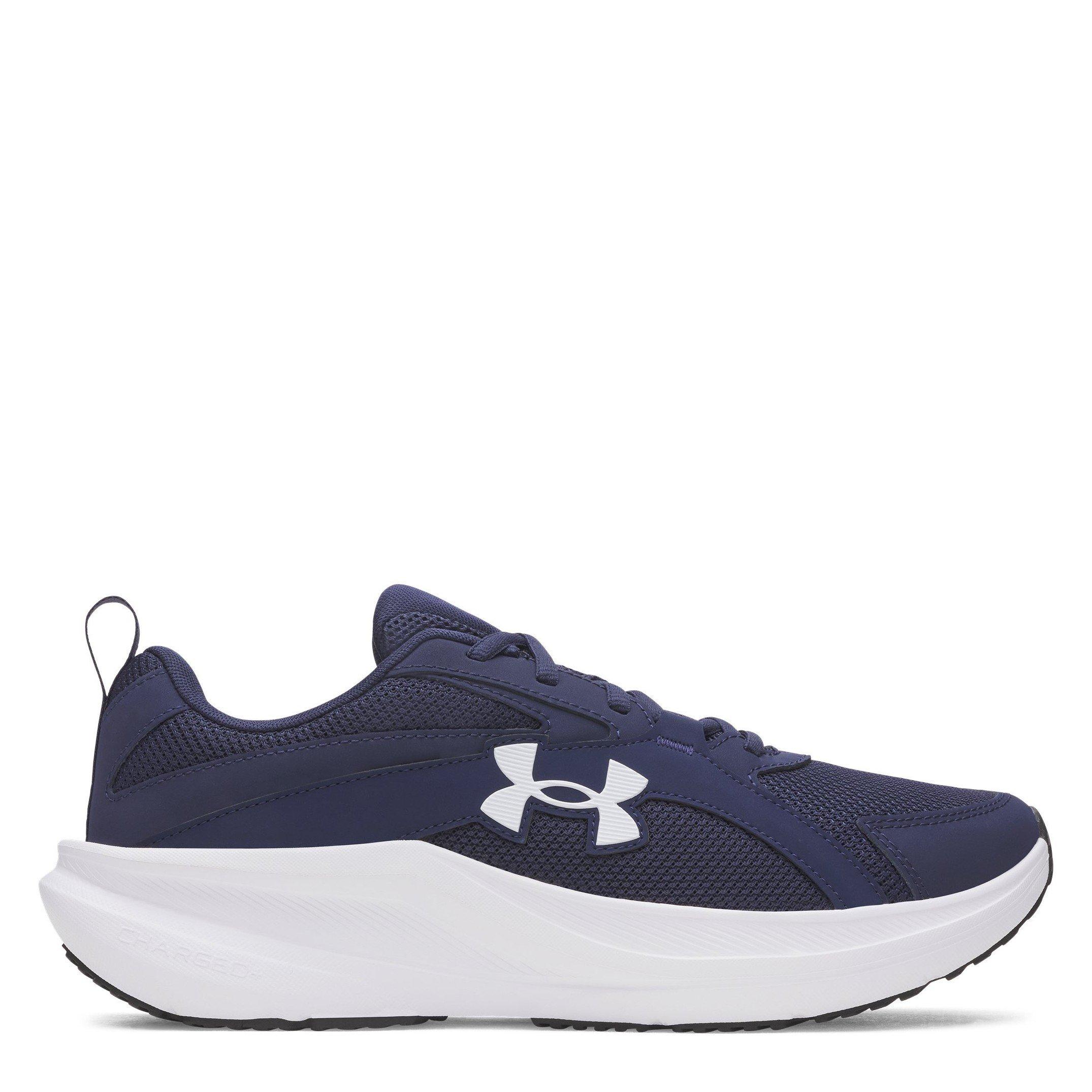 Midnight/Nv/Wht - Under Armour - Charged+ Assert 11 Mens Running Shoe - 1
