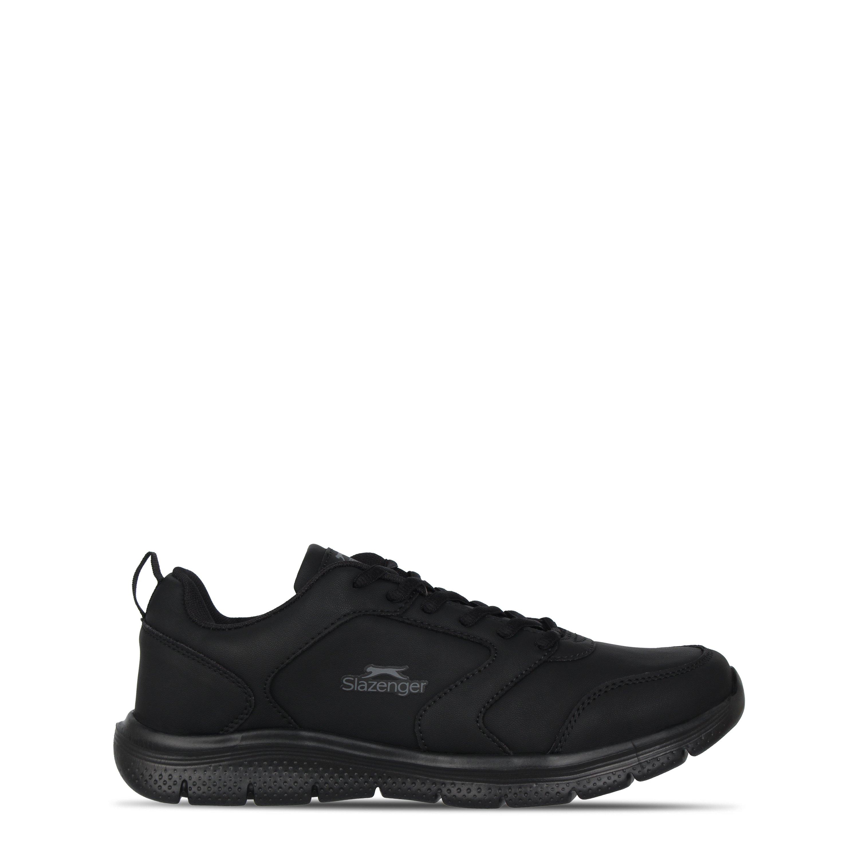 Slazenger Men's Force Mesh Trainer - Black Leath - 11 (46)