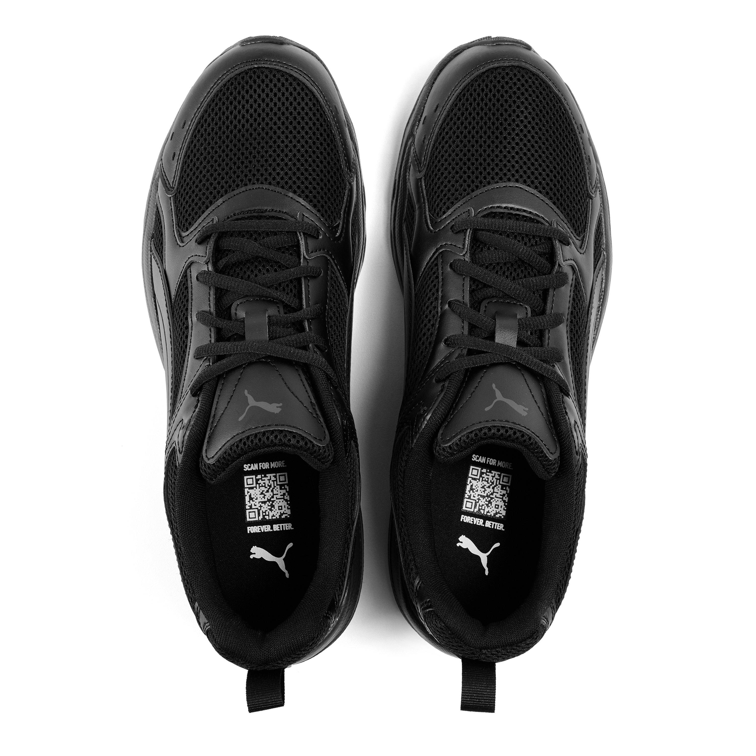 Triple Black - Puma - Puma Mens Milenio Tech Low Top Trainers - 4