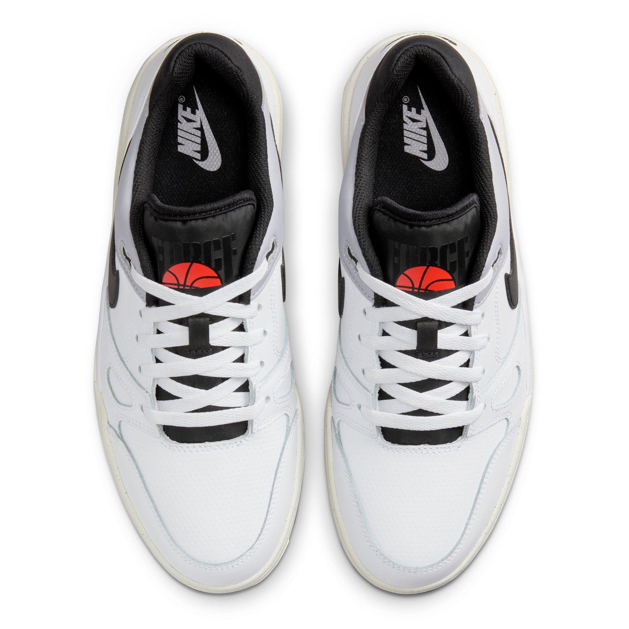 White/Black - Nike - Full Force Low Mens Shoes - 4
