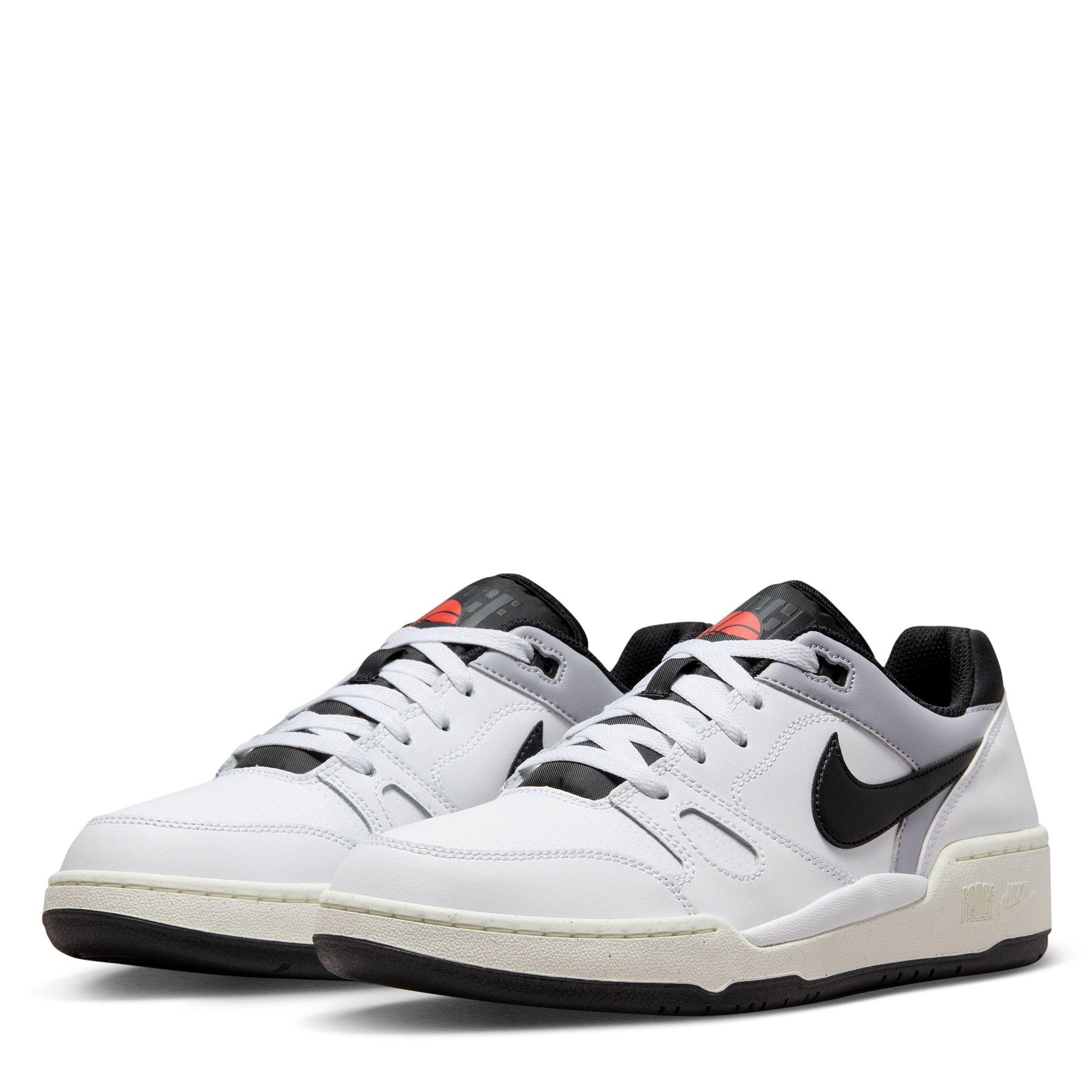 White/Black - Nike - Full Force Low Mens Shoes - 5