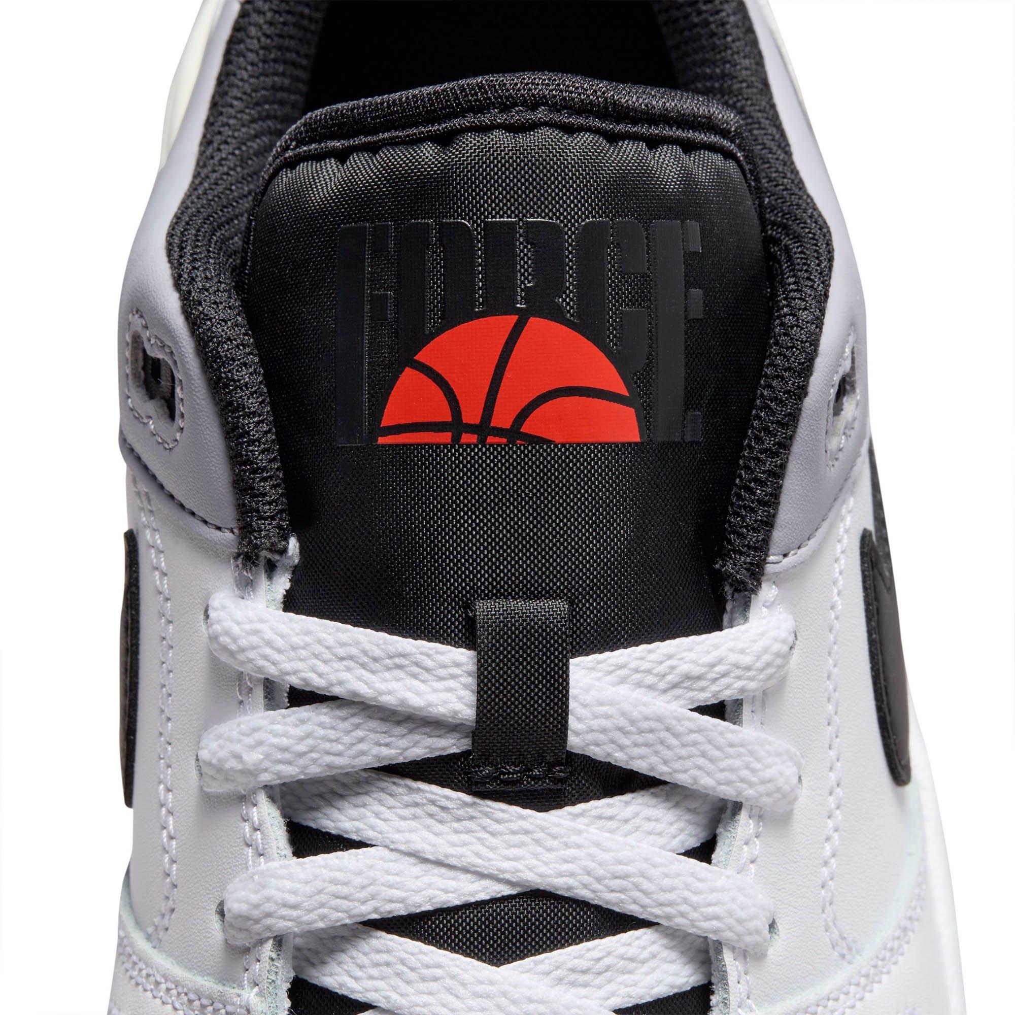 White/Black - Nike - Full Force Low Mens Shoes - 8