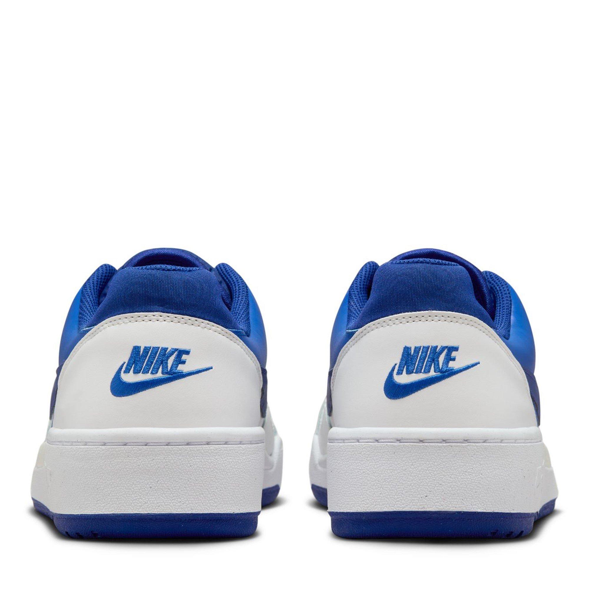 Wht/Royal-Blue - Nike - Full Force Low Mens Shoes - 4