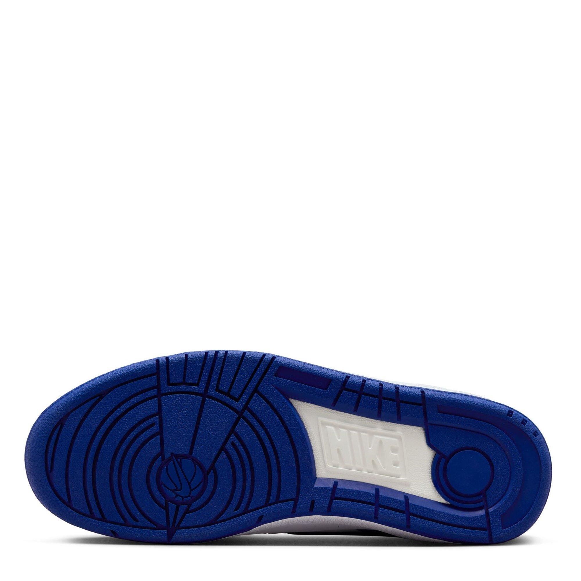 Wht/Royal-Blue - Nike - Full Force Low Mens Shoes - 6
