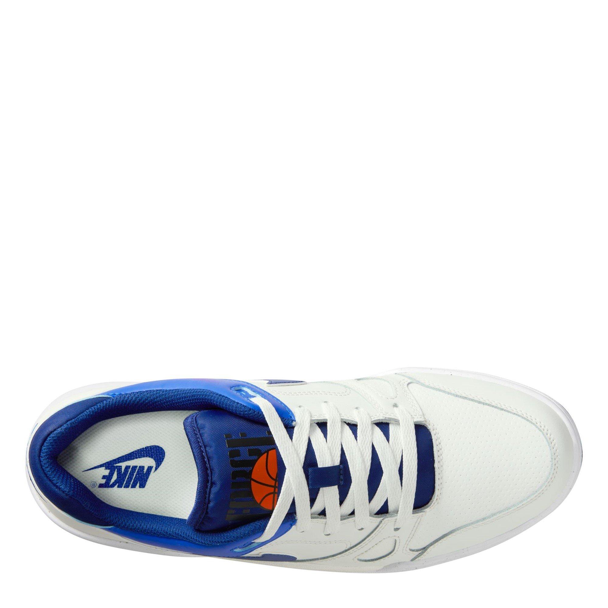 Wht/Royal-Blue - Nike - Full Force Low Mens Shoes - 9