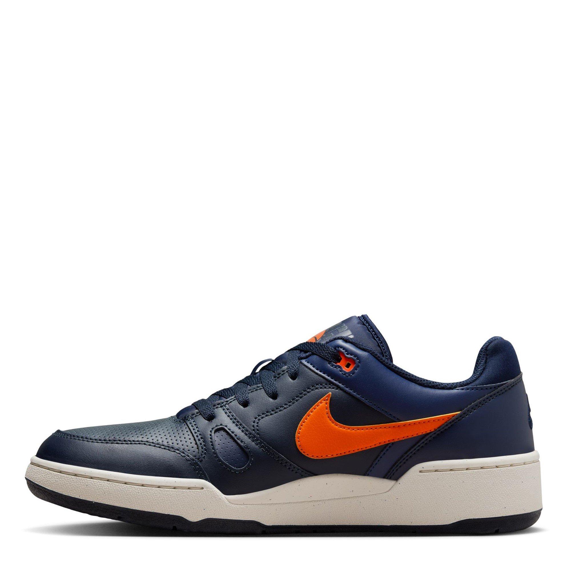 Obsidian/Orange - Nike - Full Force Low Mens Shoes - 2