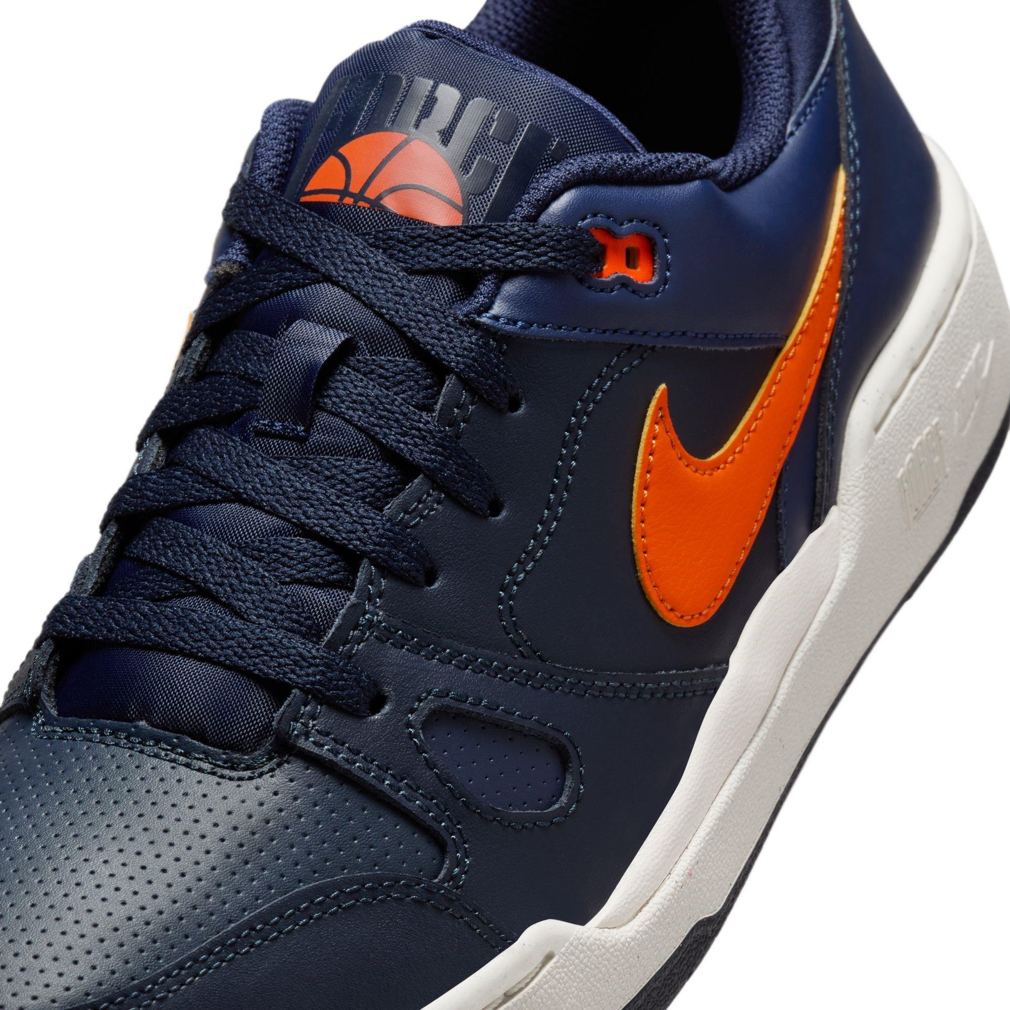Obsidian/Orange - Nike - Full Force Low Mens Shoes - 7