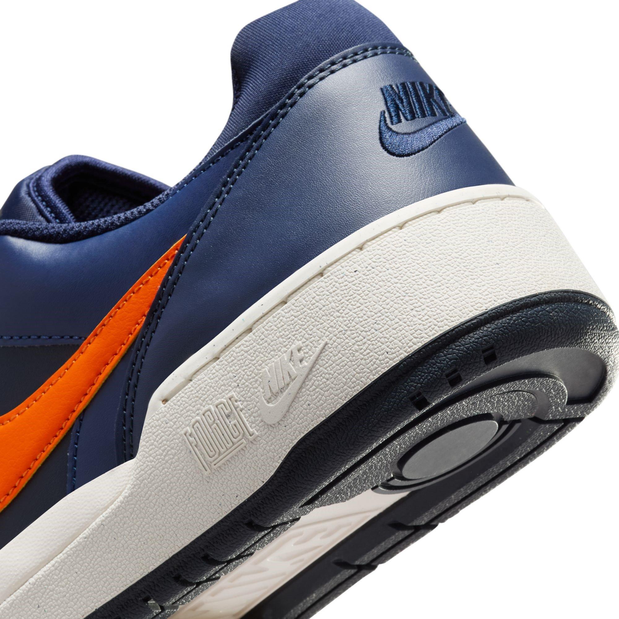 Obsidian/Orange - Nike - Full Force Low Mens Shoes - 8