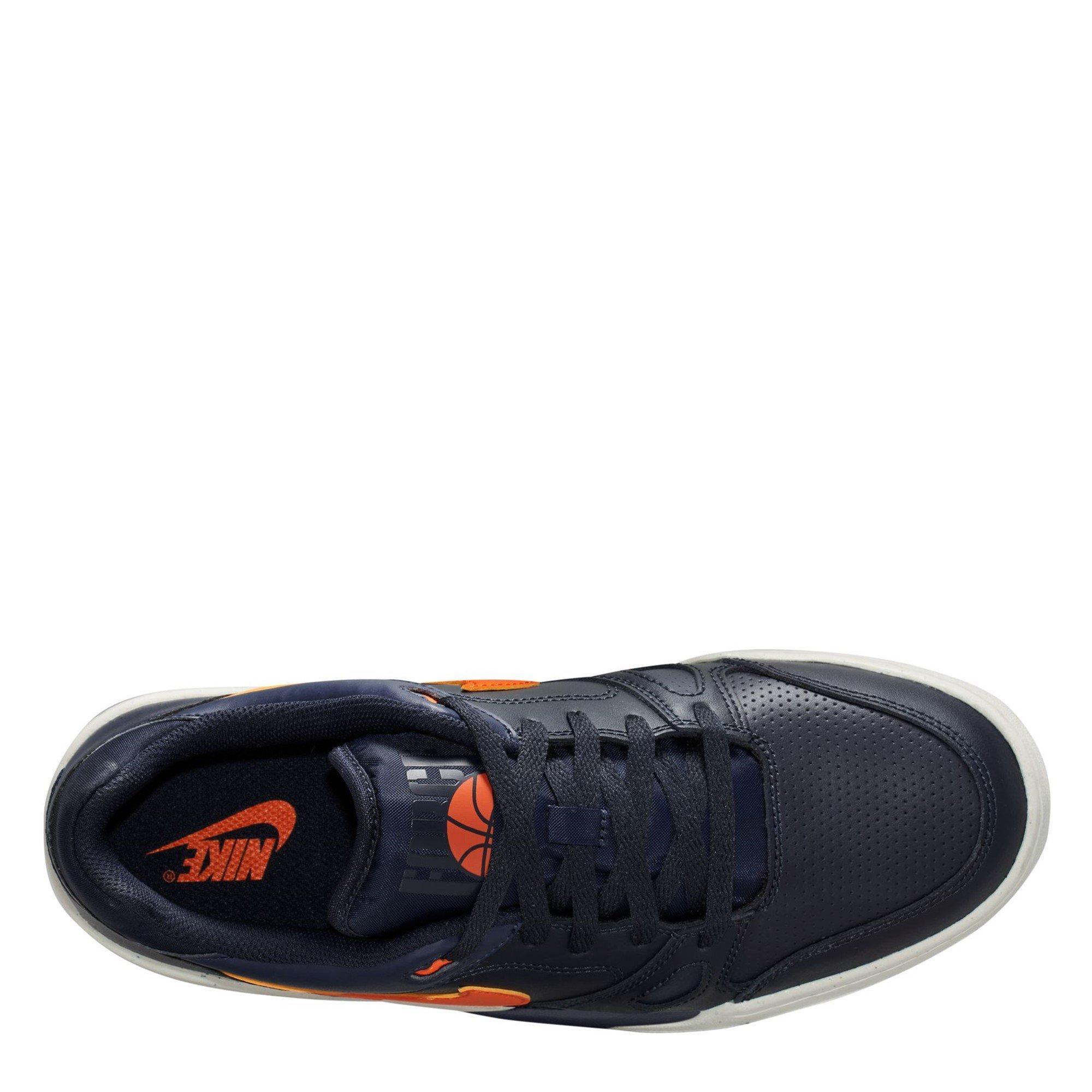 Obsidian/Orange - Nike - Full Force Low Mens Shoes - 9