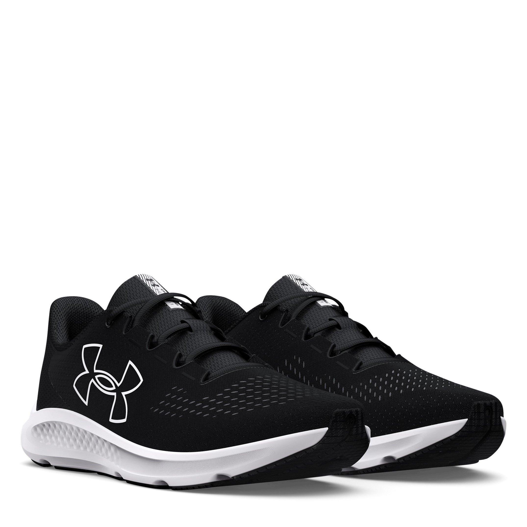 Nero/Bianco - Under Armour - Charged Pursuit 3 Big Logo Running Shoes Mens - 5
