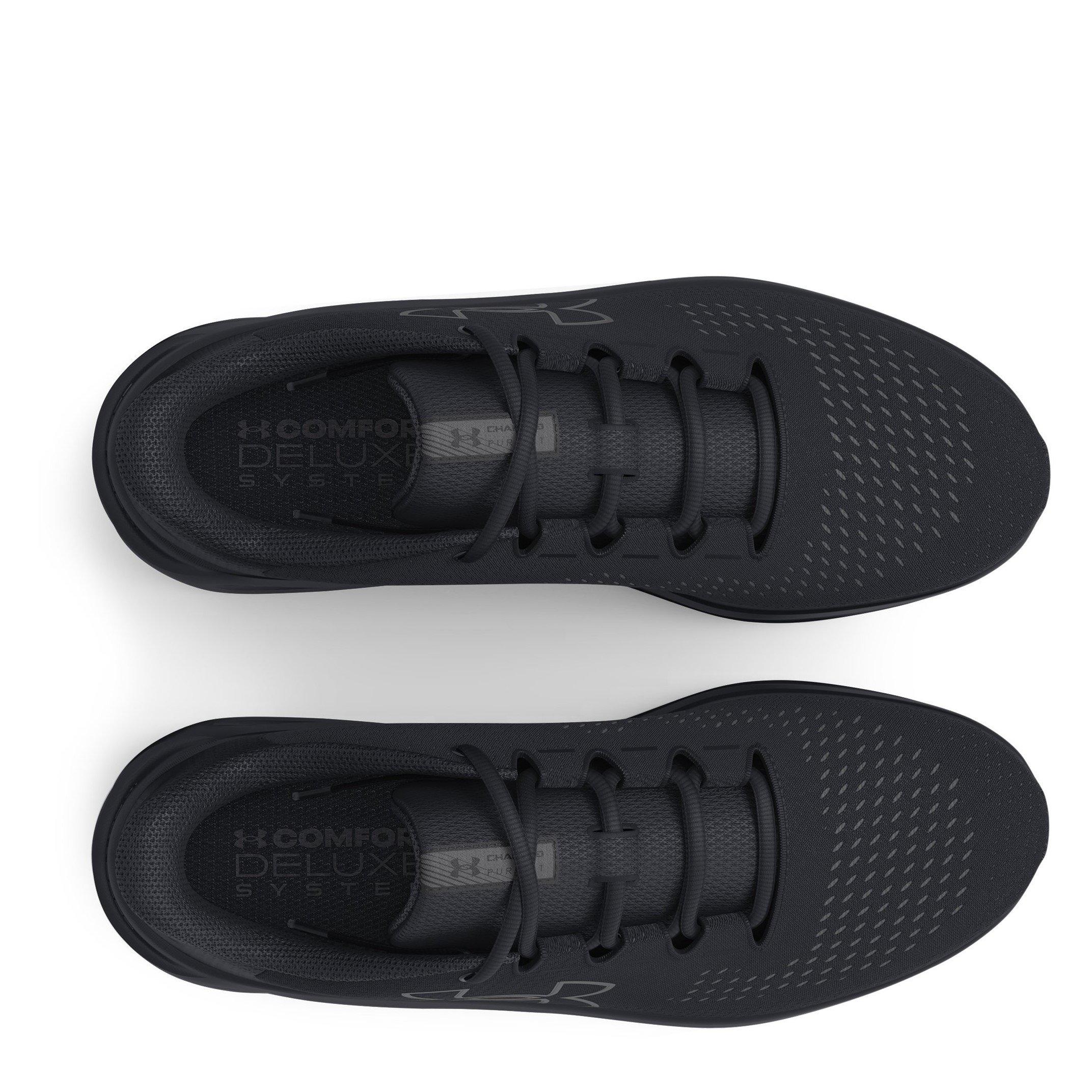 Triple Black - Under Armour - Charged Pursuit 3 Big Logo Running Shoes Mens - 4
