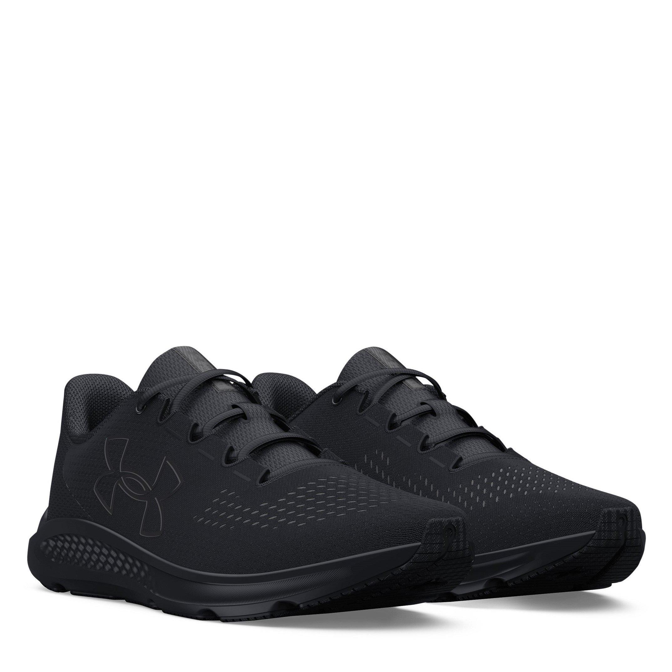 Triple Black - Under Armour - Charged Pursuit 3 Big Logo Running Shoes Mens - 5