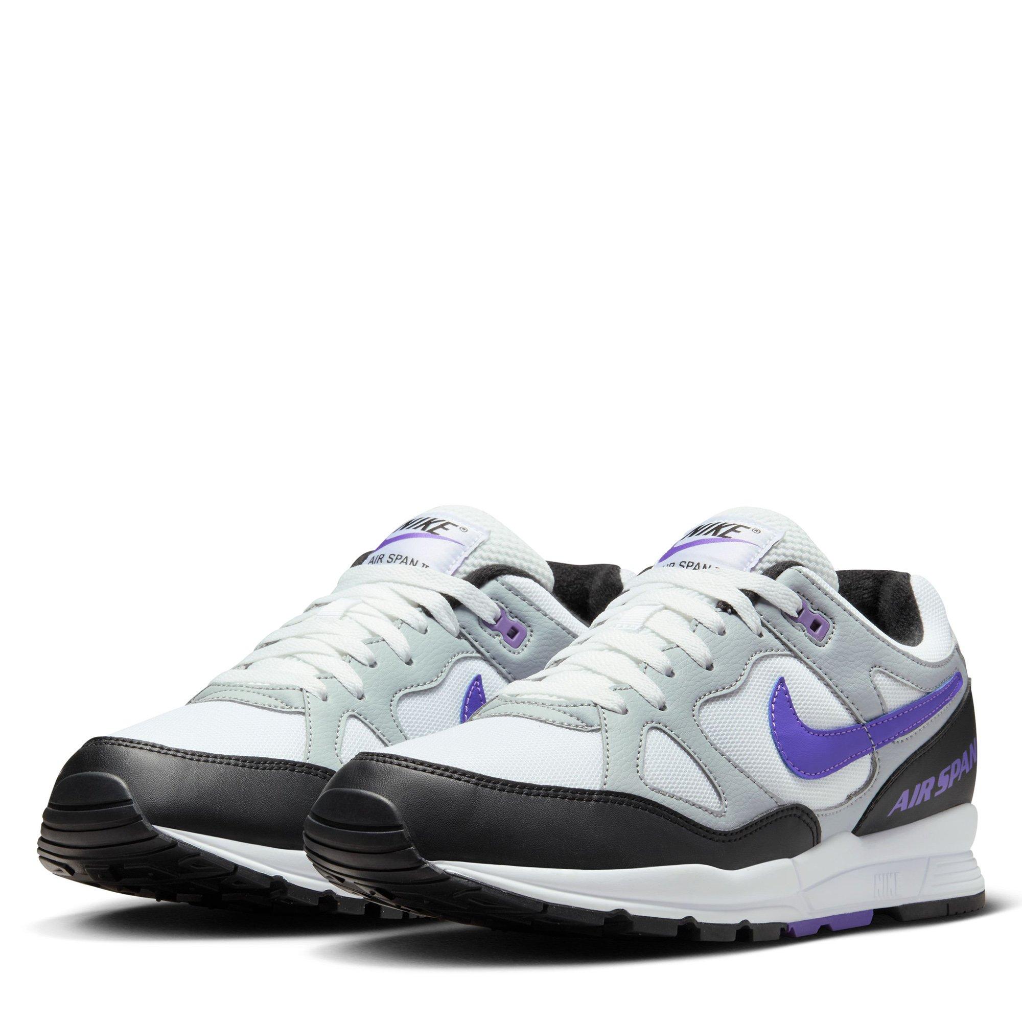 Wht/Purp/Blk - Nike - Air Span 2 Mens Shoes - 5