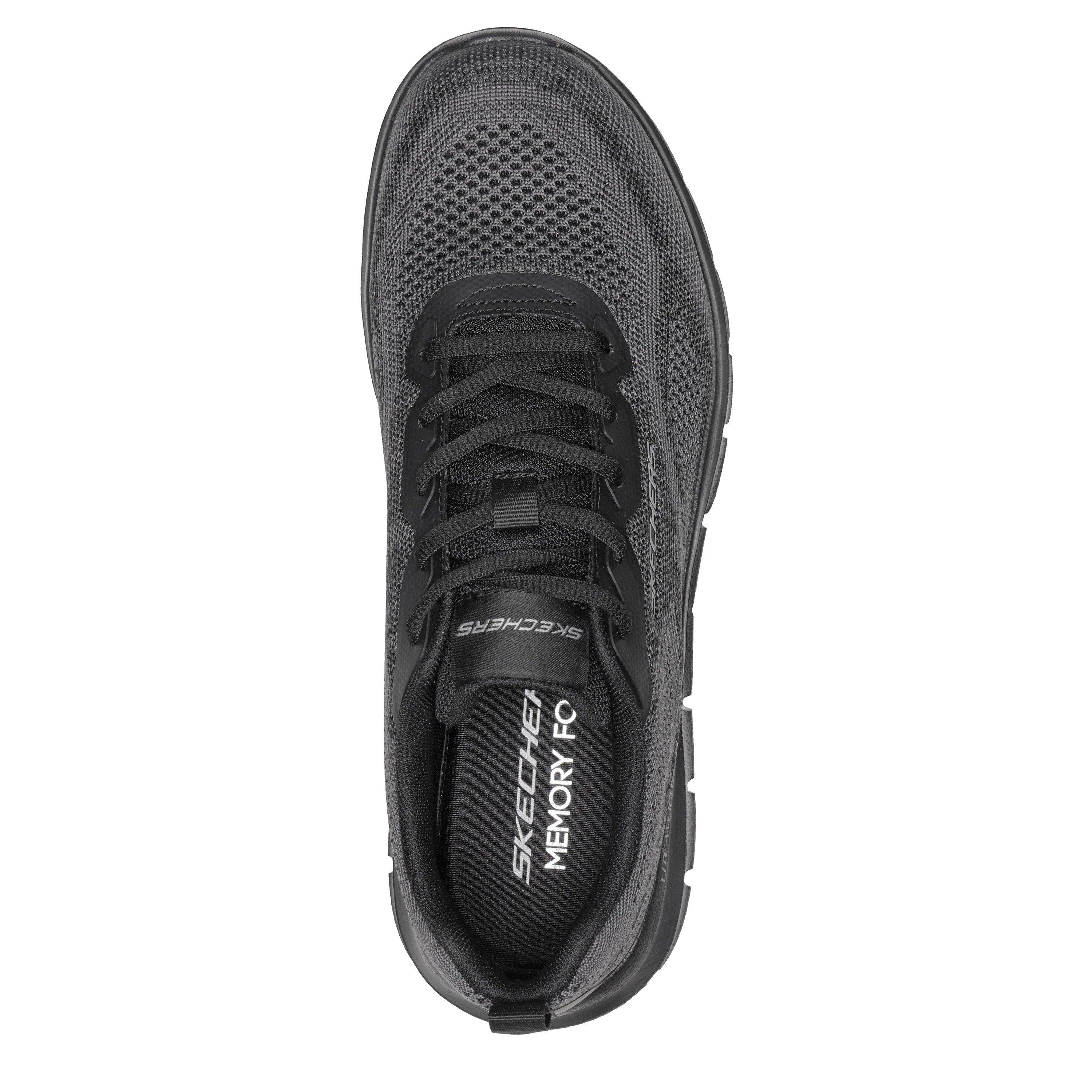Crna - Skechers - Men's Track Pohlter Runners - 4