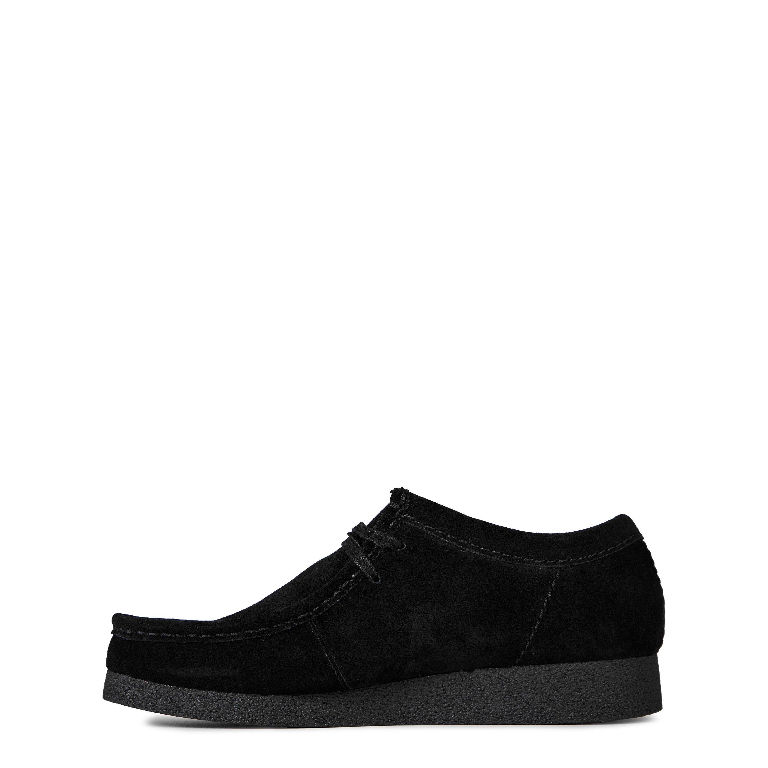 Negro ante - Clarks - Wallabee Moc Toe Formal Shoes - 3