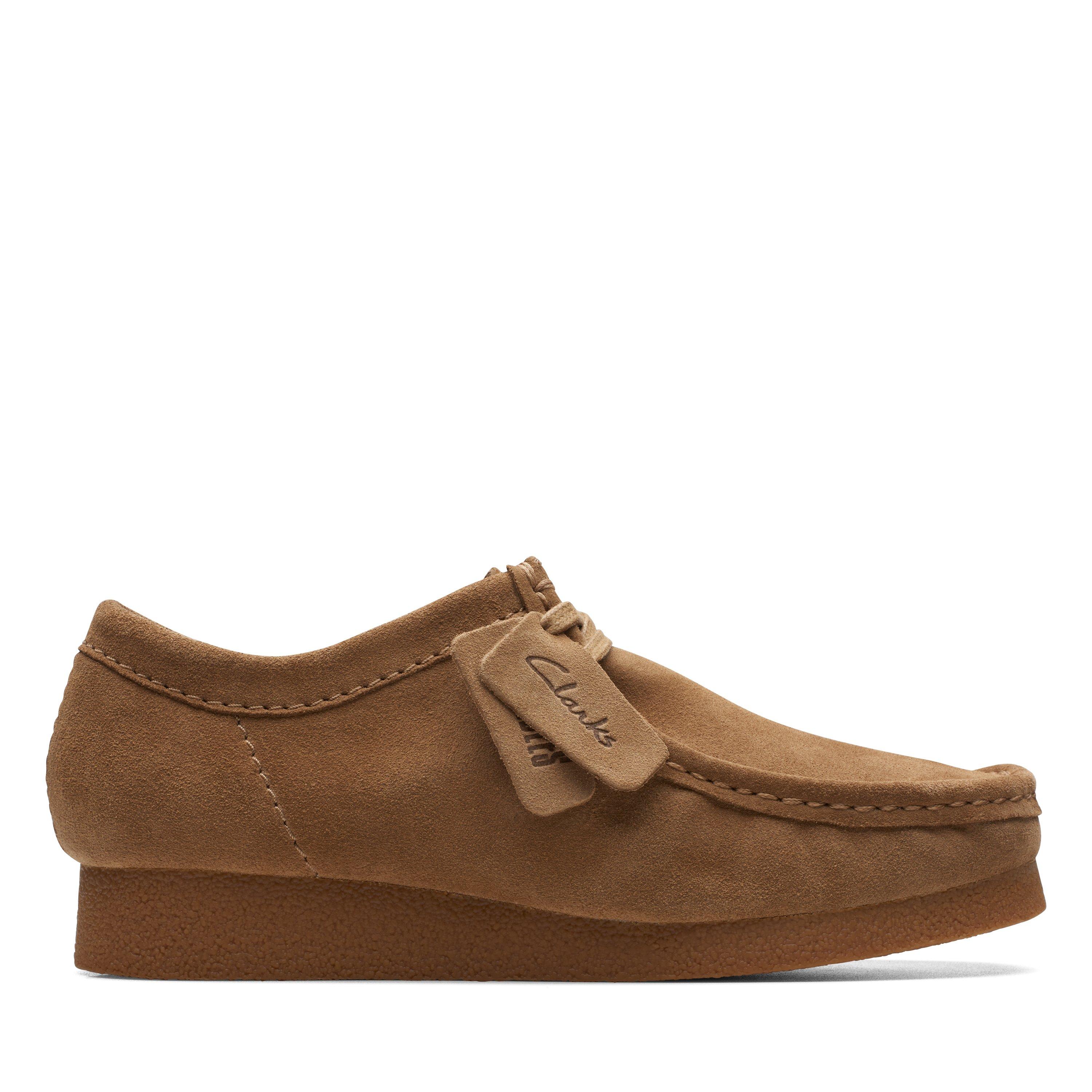 Clarks Men's Wallabee Moc Toe Formal Shoes - Drk Snd Suede - 11 (46)
