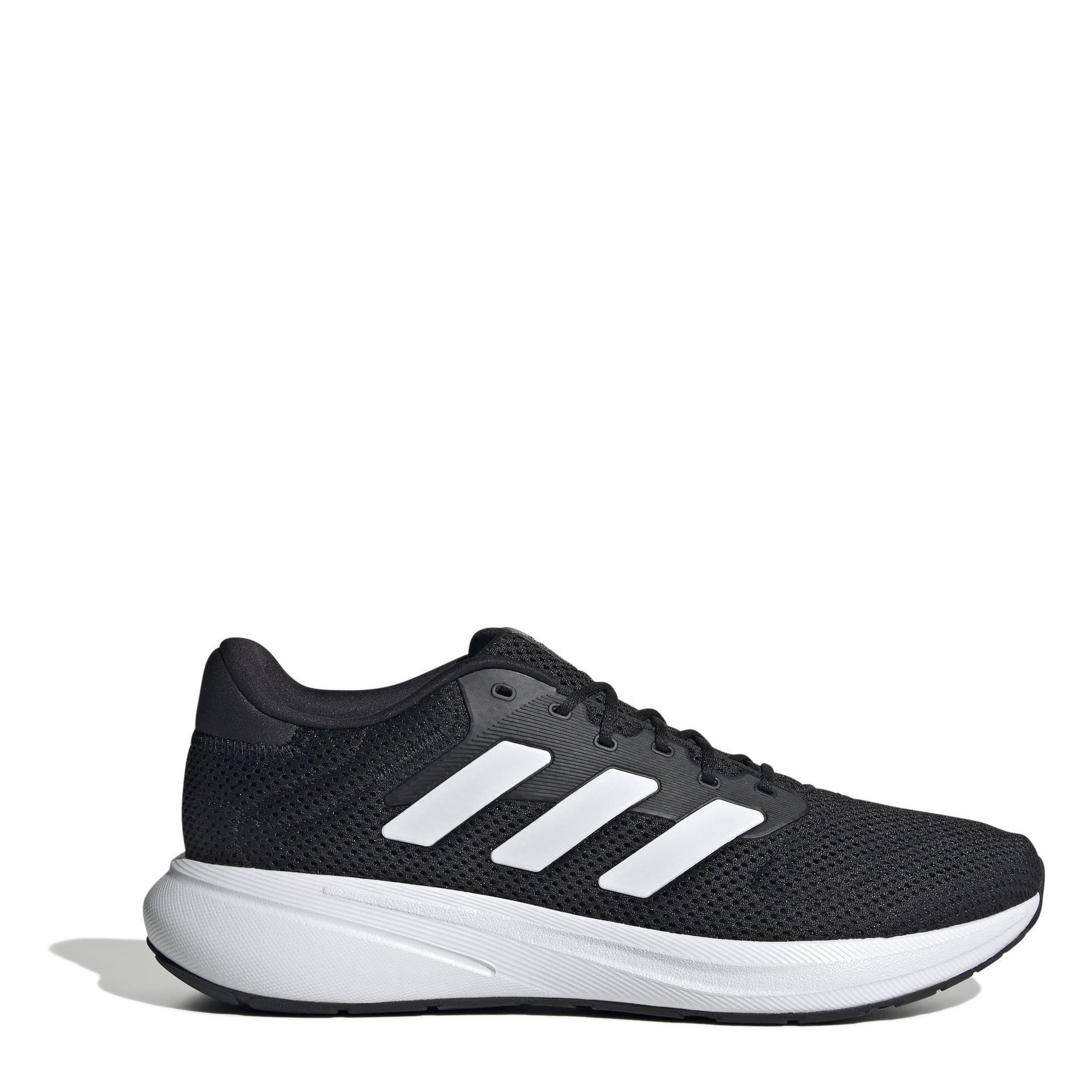 CBlack/White - adidas - Response Run U Mens Shoes - 1