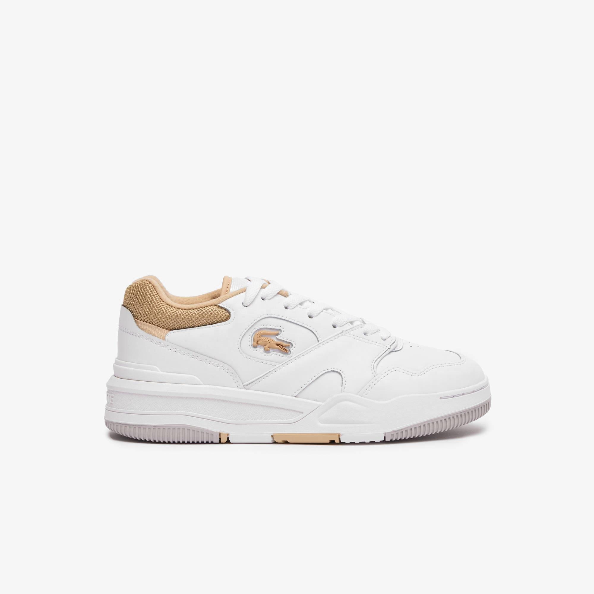 Bianco/Beige - Lacoste - Lineshot Trainers - 1