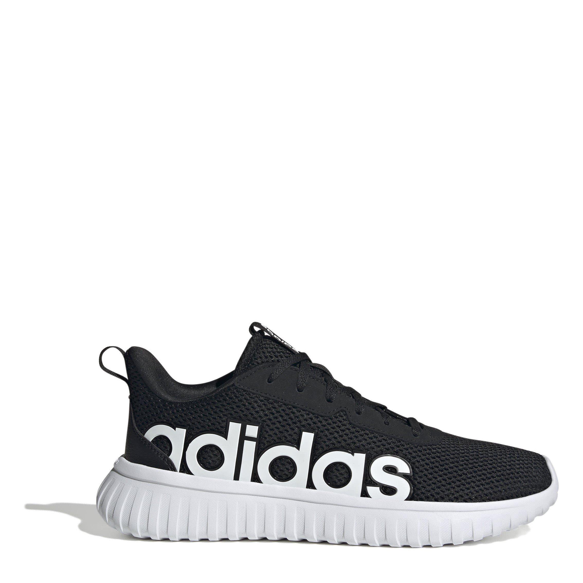 Adidas Men's Kaptir Base Shoes - Black/White - 9 (43.3)