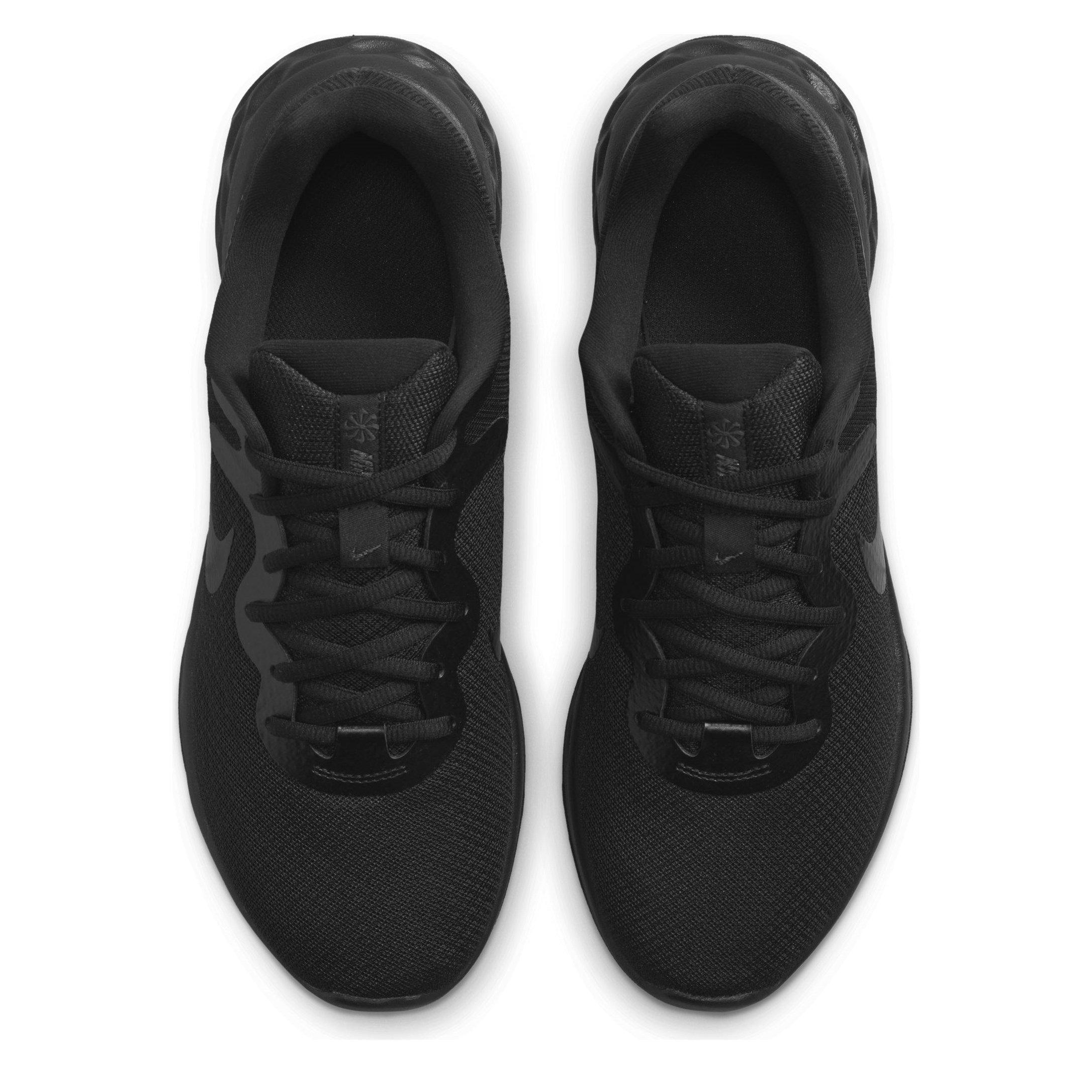 Triple Black - Nike - Revolution 6 Road Running Shoes Mens - 5