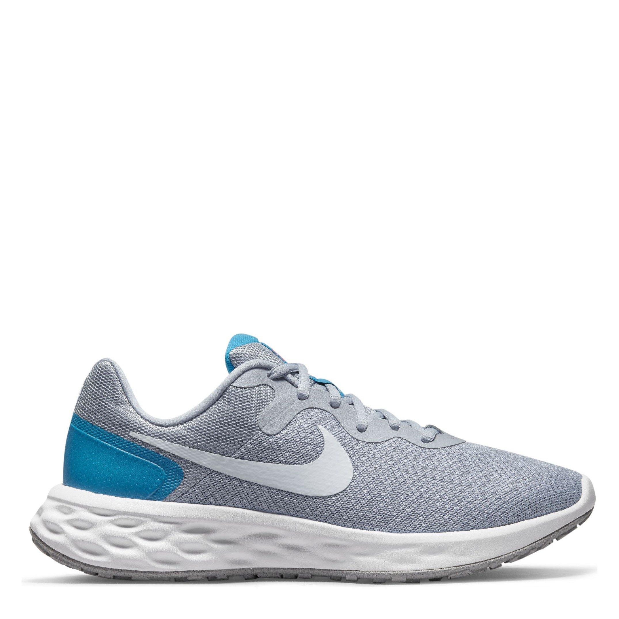 Siva/Siva/Plava - Nike - Revolution 6 Road Running Shoes Mens - 1
