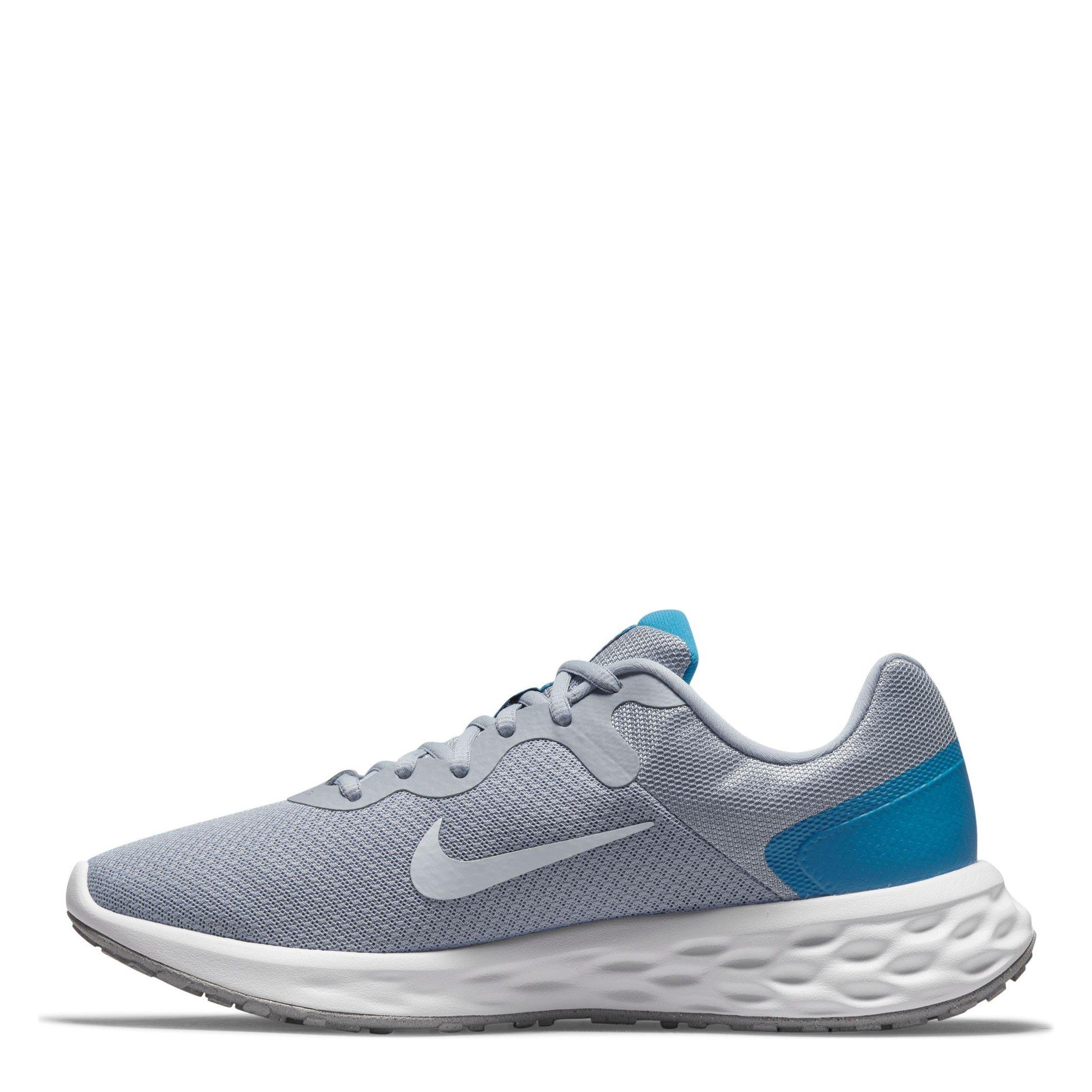 Siva/Siva/Plava - Nike - Revolution 6 Road Running Shoes Mens - 2