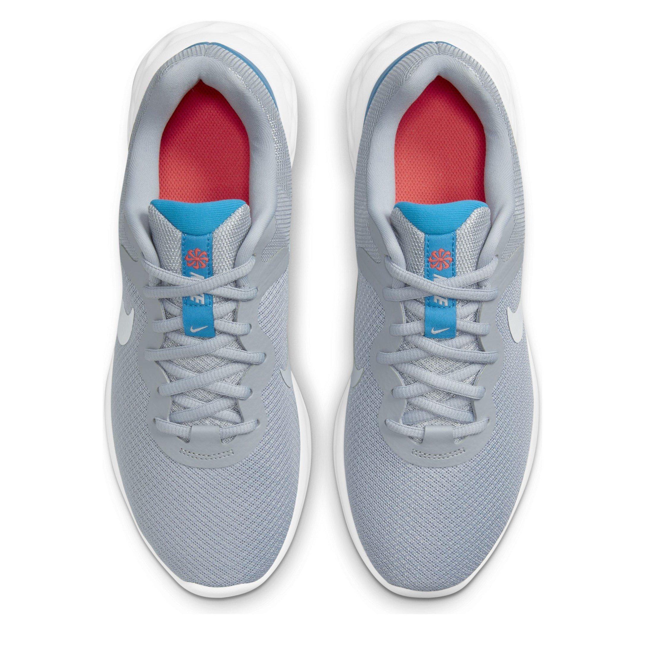 Siva/Siva/Plava - Nike - Revolution 6 Road Running Shoes Mens - 5