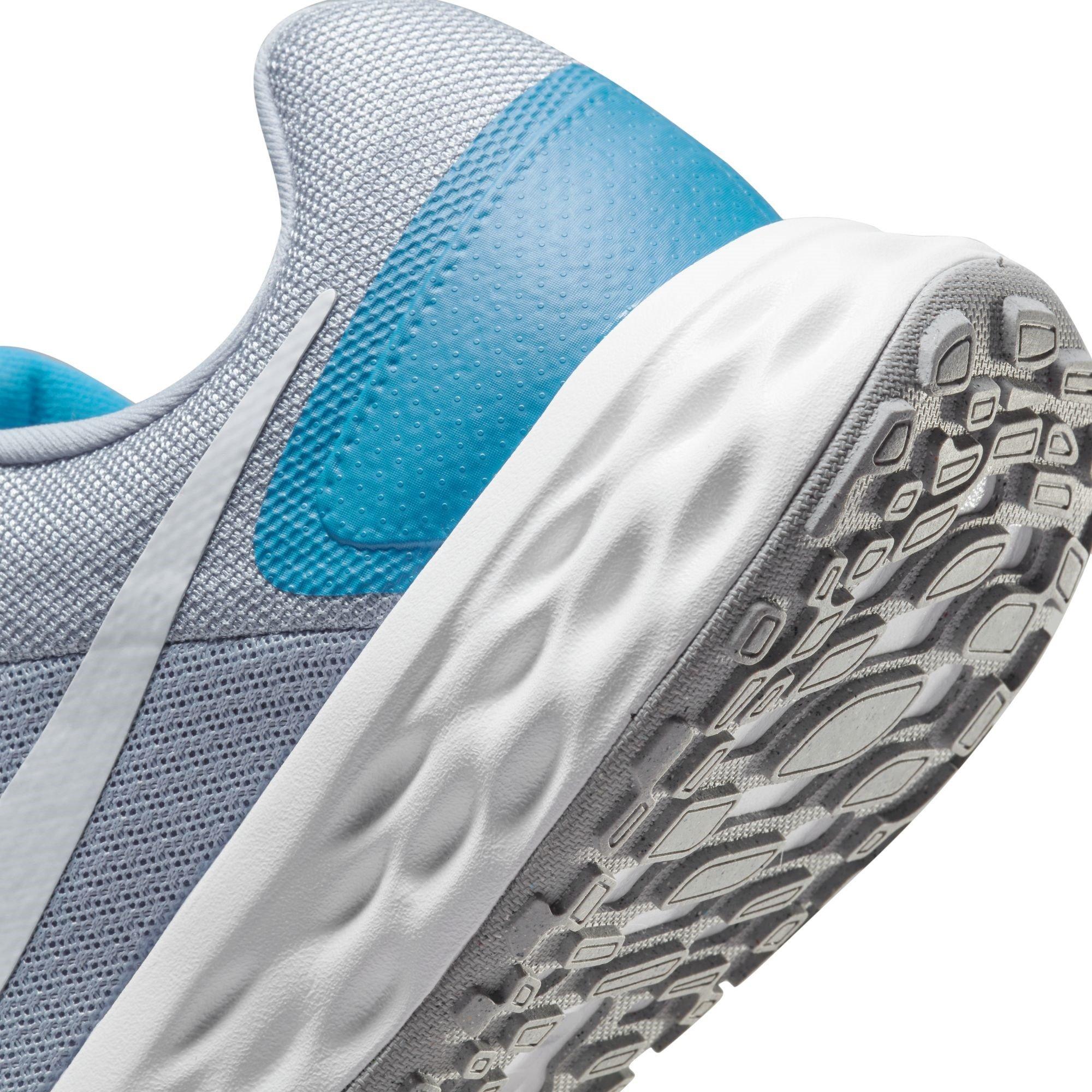 Siva/Siva/Plava - Nike - Revolution 6 Road Running Shoes Mens - 8