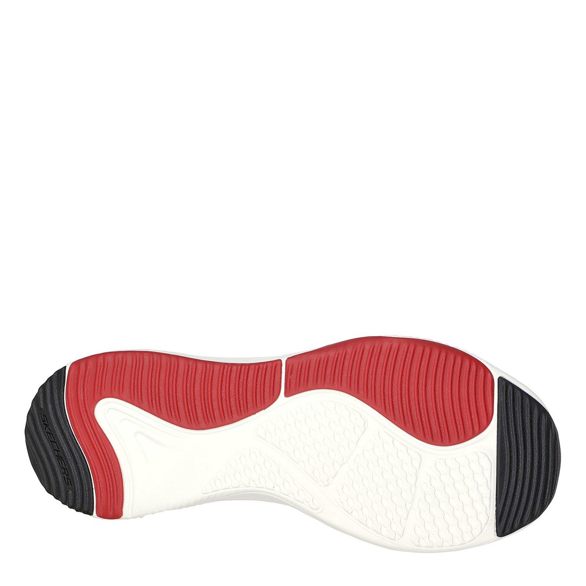 White/Black/Red - Skechers - Sketchers Mens D'lux Fit Trainers - 4