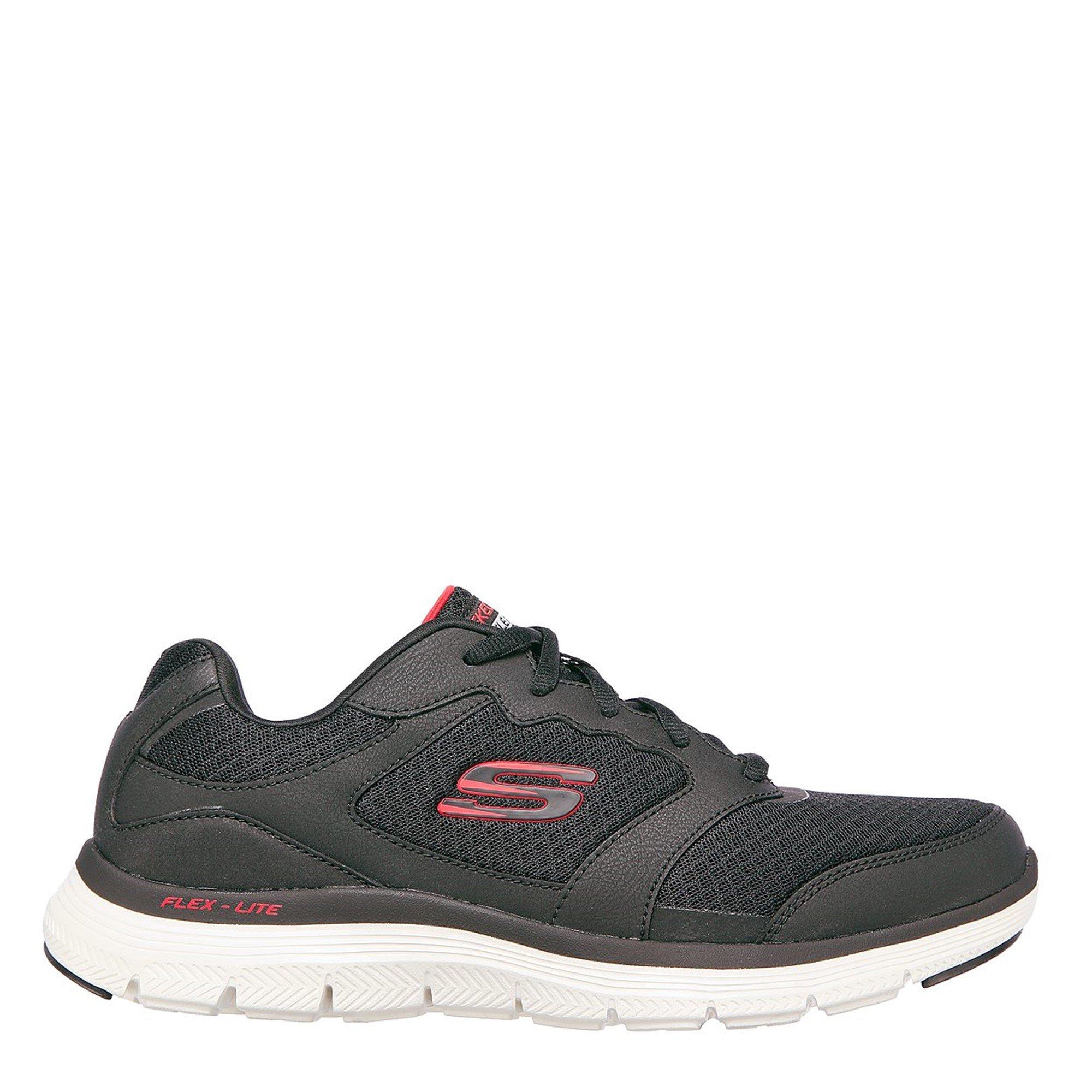 Noir/Rouge - Skechers - Flex Advance 4.0 Sneakers - 1