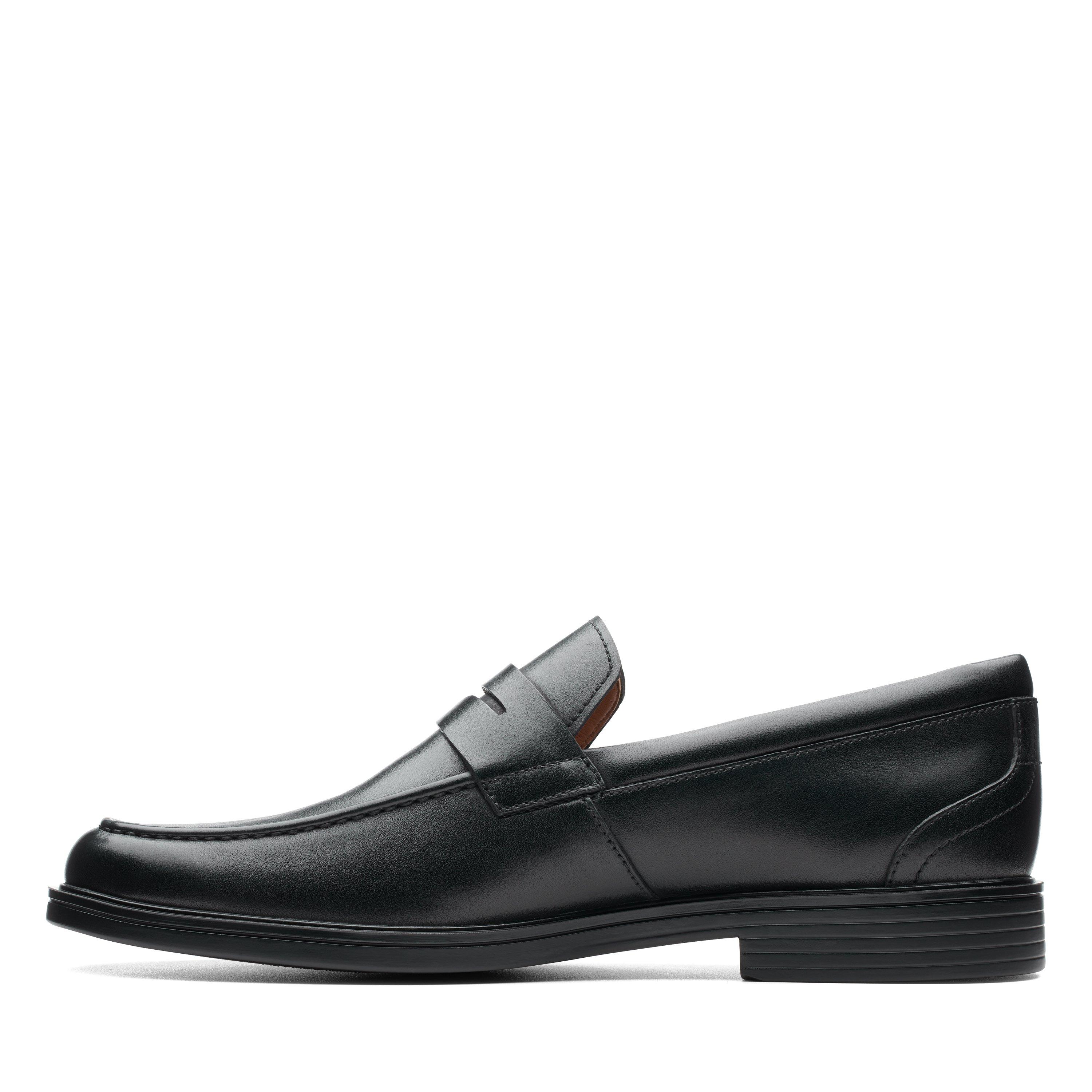 Zwart Leer - Clarks - Un Aldric Step Shoes - 5