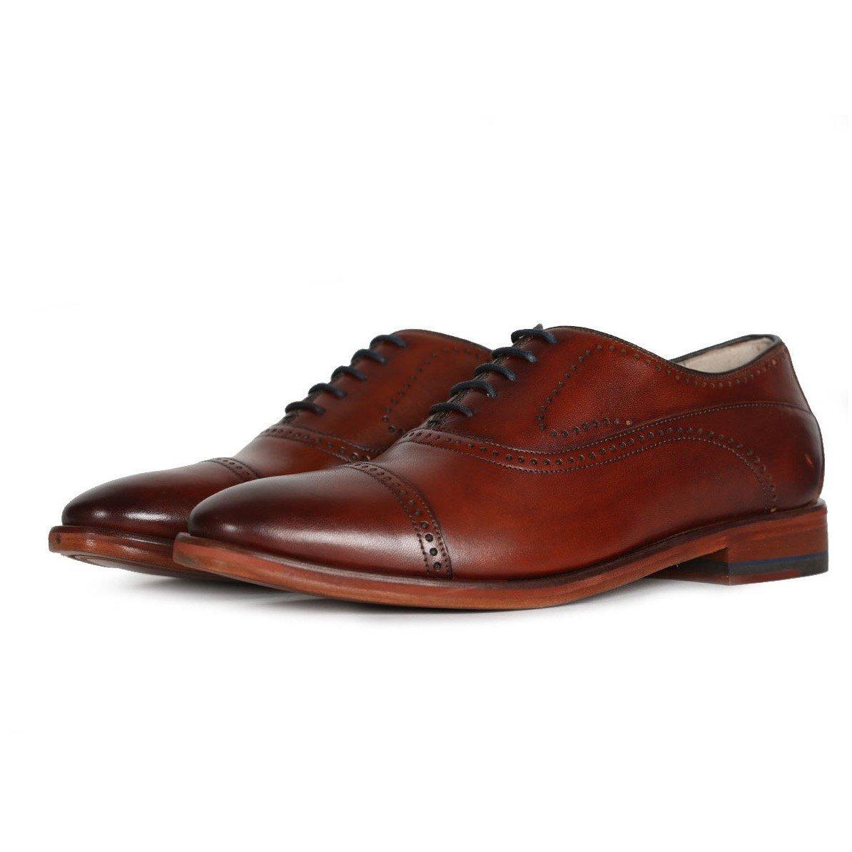 Tan - Oliver Sweeney - Mallory Oxford Smart Shoes - 6