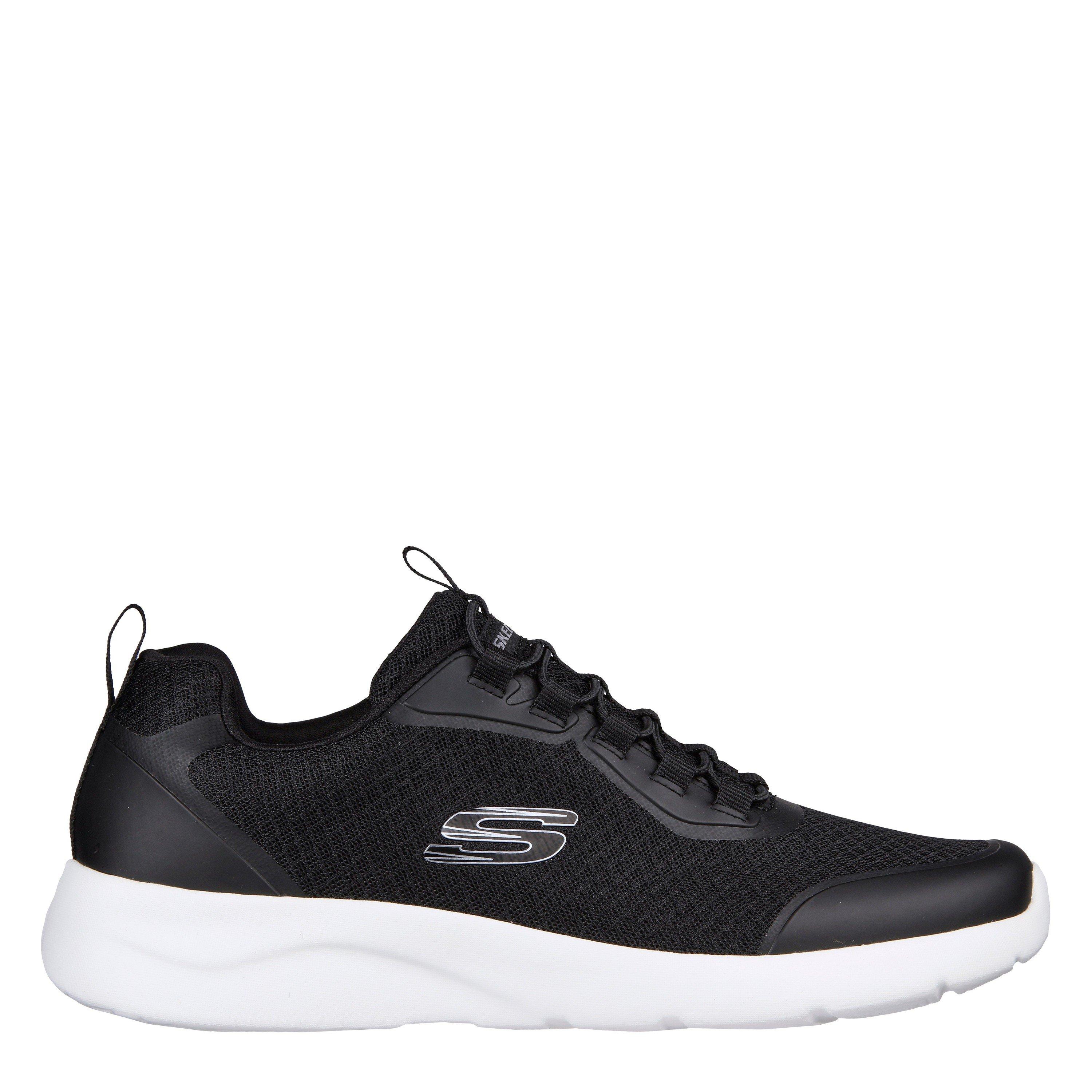 Skechers Men's Dynamight 2 Setner Trainers - Black/White - 6 (39.5)