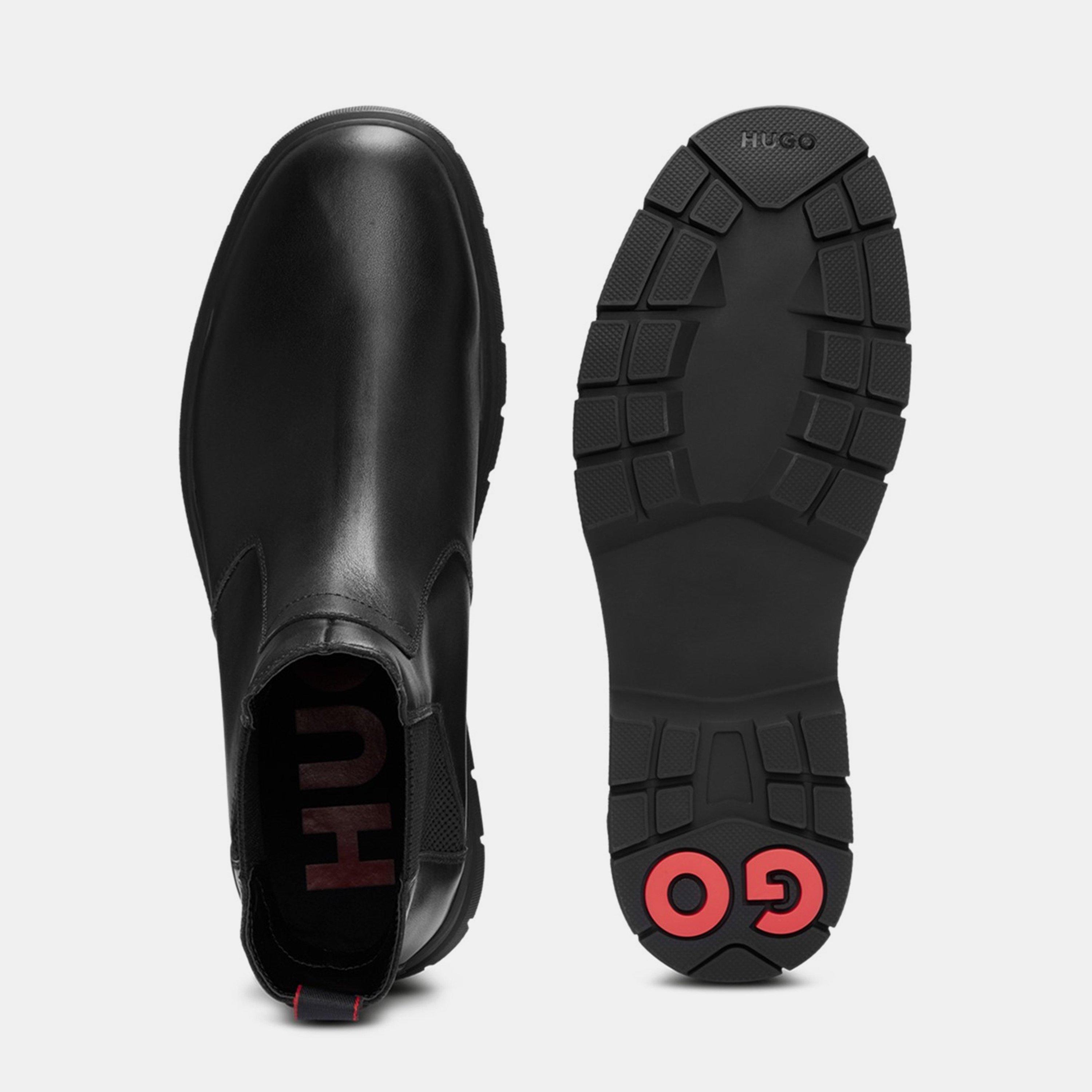 Black 001 - Hugo - Men's Ryan Chelsea Boots - 5